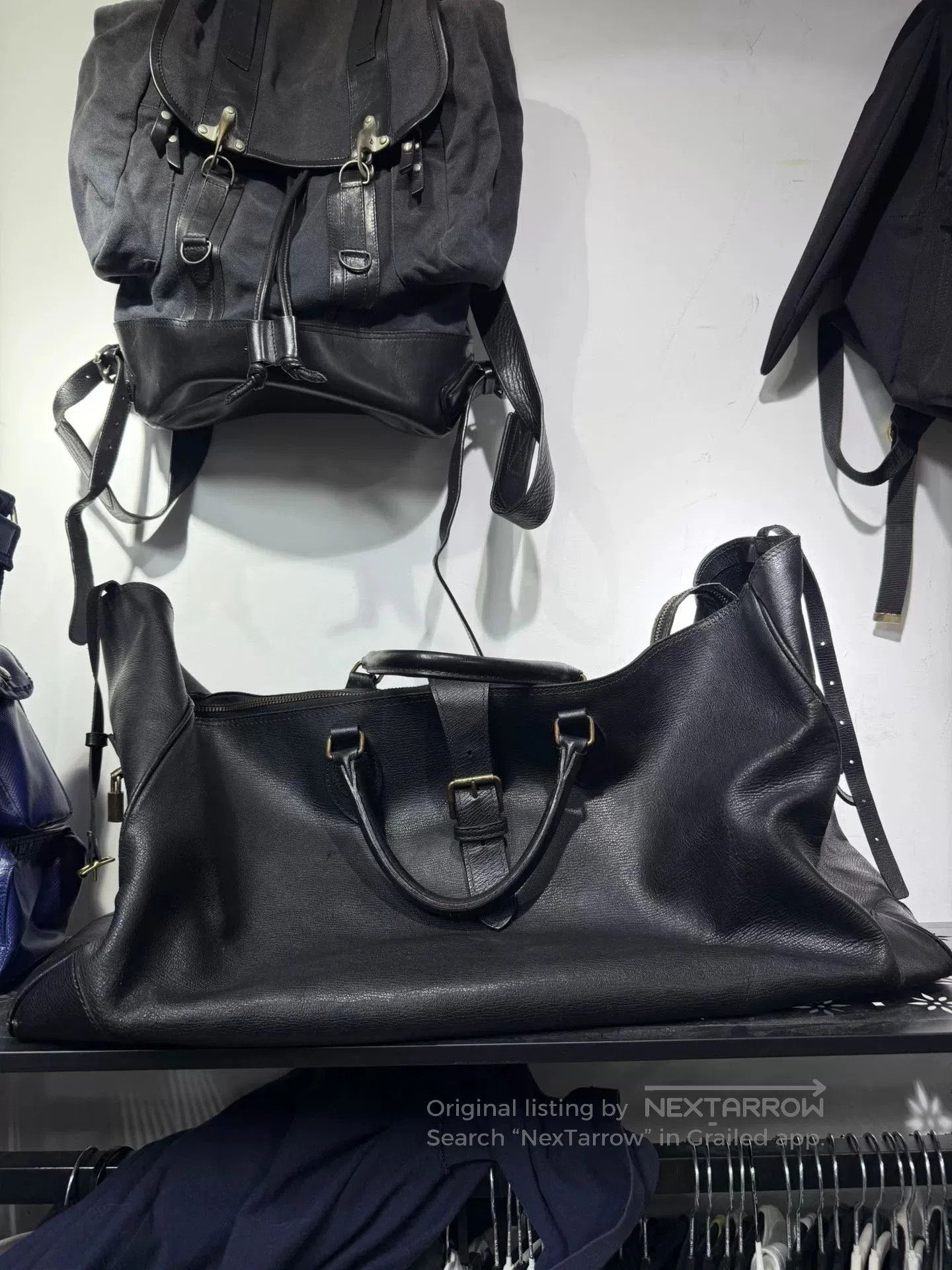 Comme des Garcons Comme des Garcons 80s Oversized Boston Bag. Size ONE SIZE - 3 Thumbnail