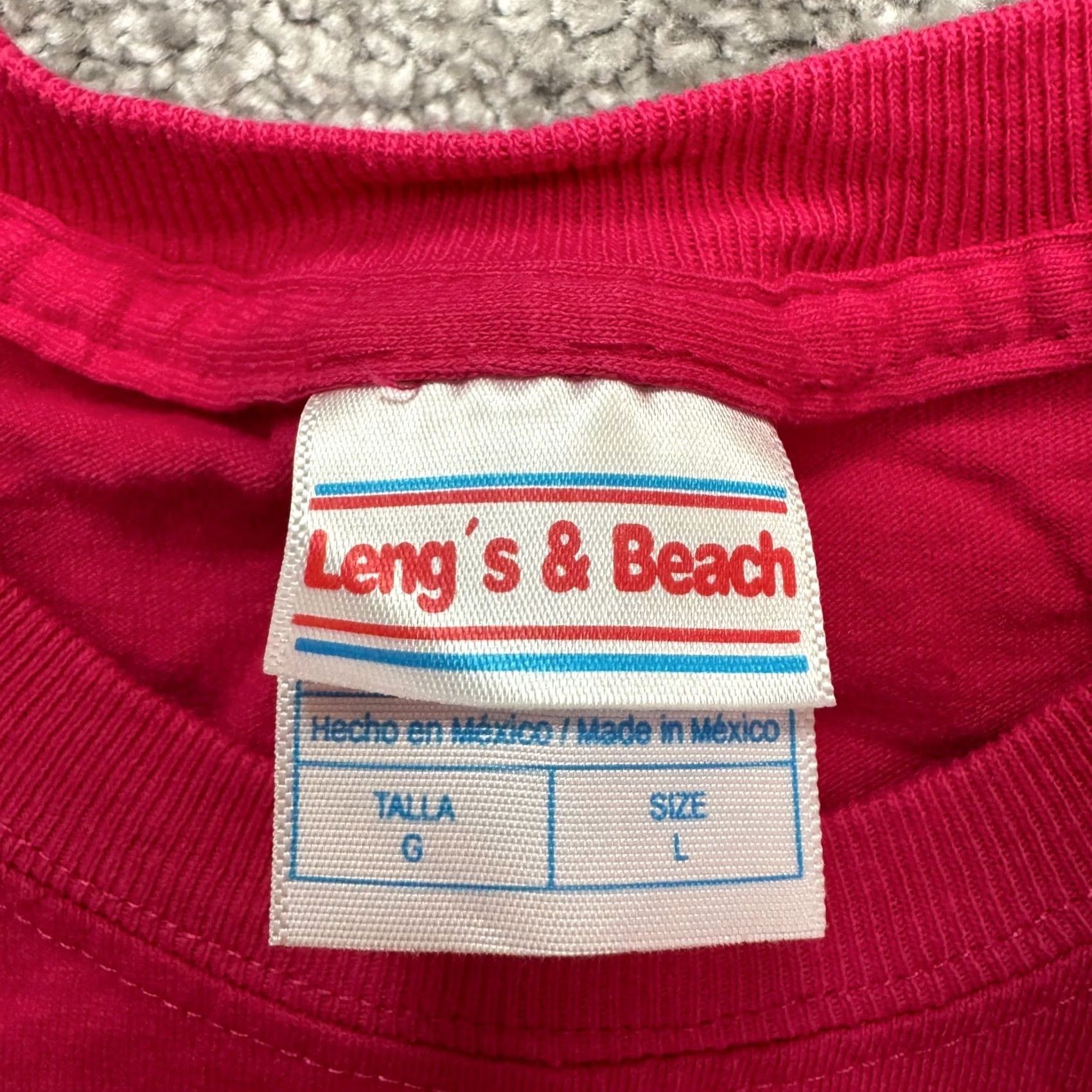 Pinko VINTAGE Puerto Vallarta Mexico Embroidered Dolphin T-Shirt Womens Large Pink Tee Size L / US 10 / IT 46 - 4 Thumbnail