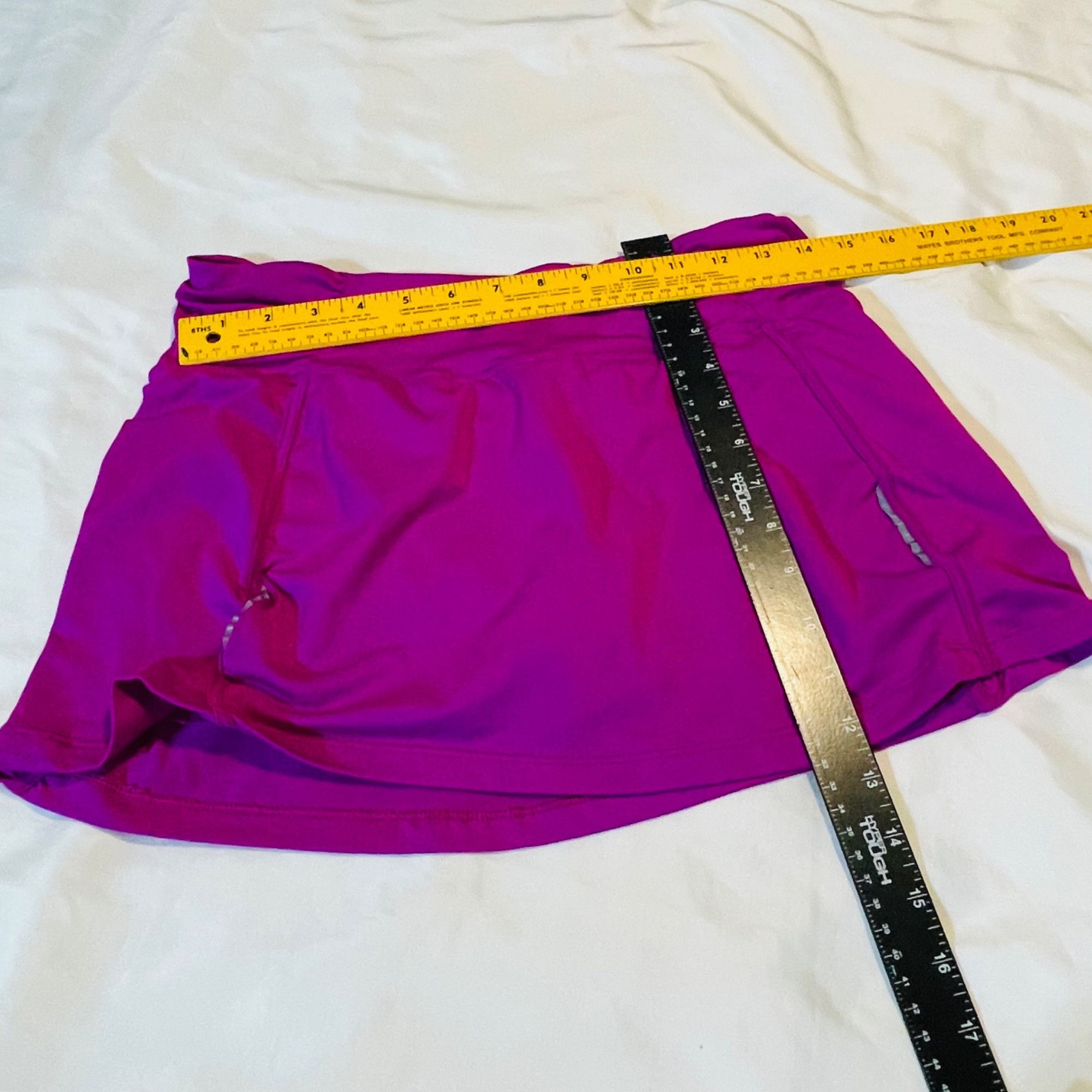 Other Hind Athletic Stretch Pink Purple Skort S/CH 4-6 Spandex Mac Size 27" / US 4 / IT 40 - 7 Thumbnail