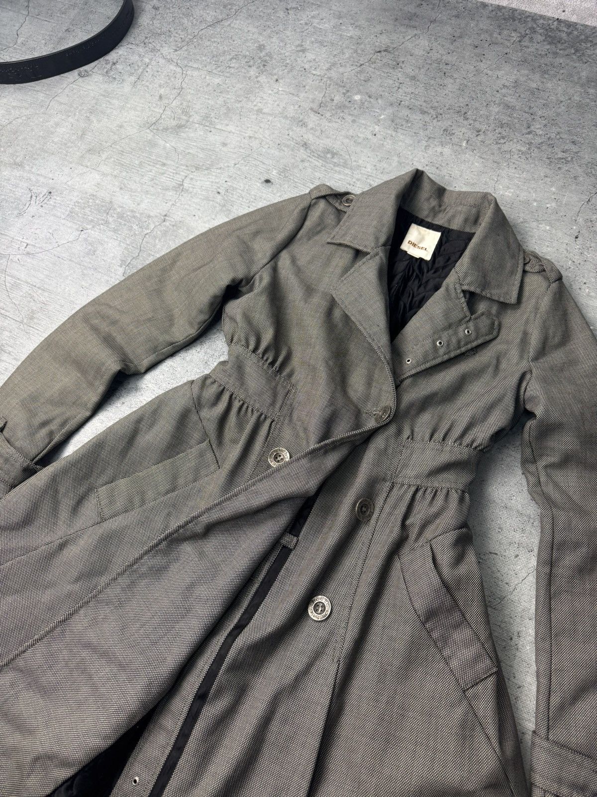 Diesel Diesel Coat Jacket Vintage Y2k Rare Size S / US 4 / IT 40 - 5 Thumbnail