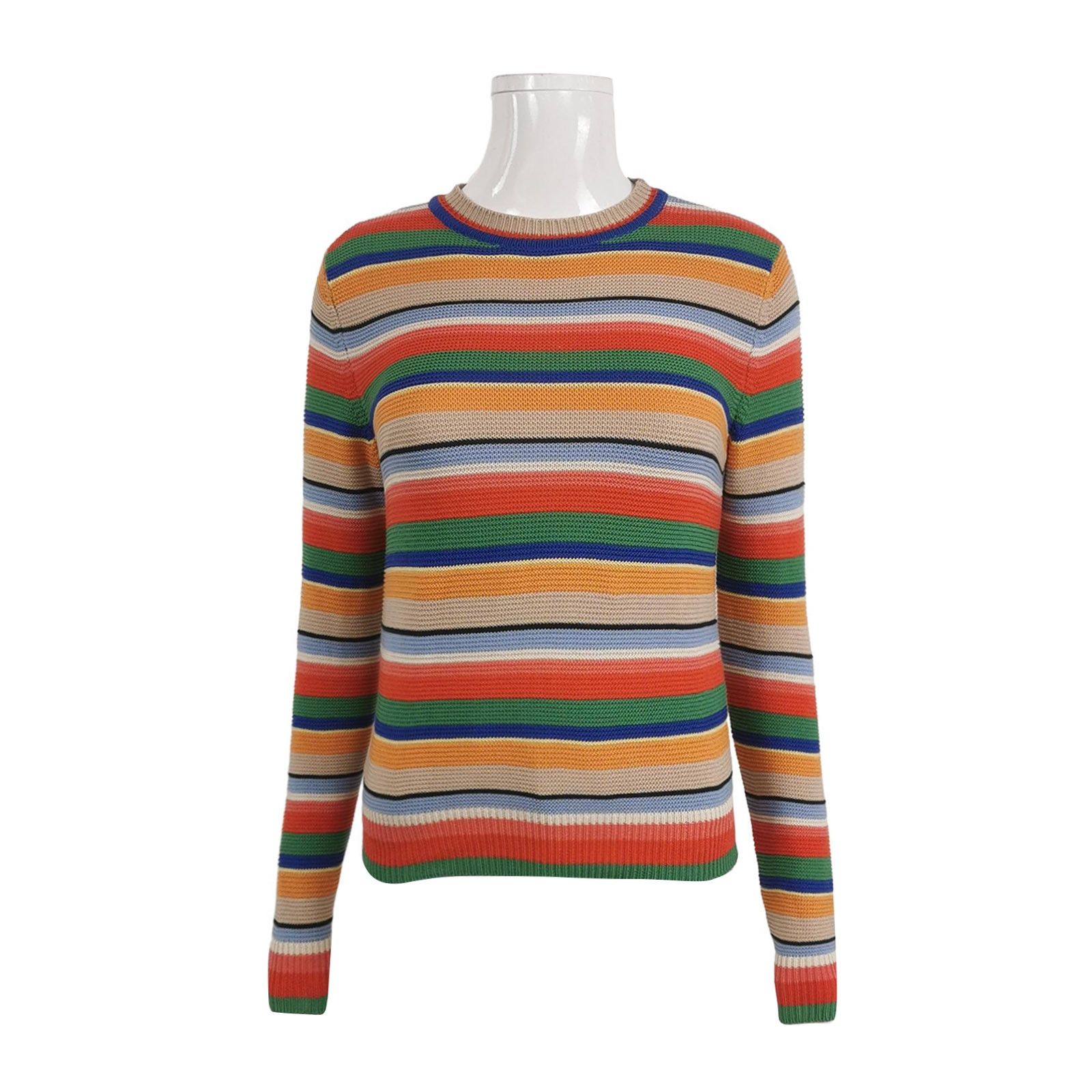 Weekend Max Mara Weekend Max Mara Linen Stripe Crewneck Sweater XS Size XS / US 0-2 / IT 36-38 - 1 Thumbnail