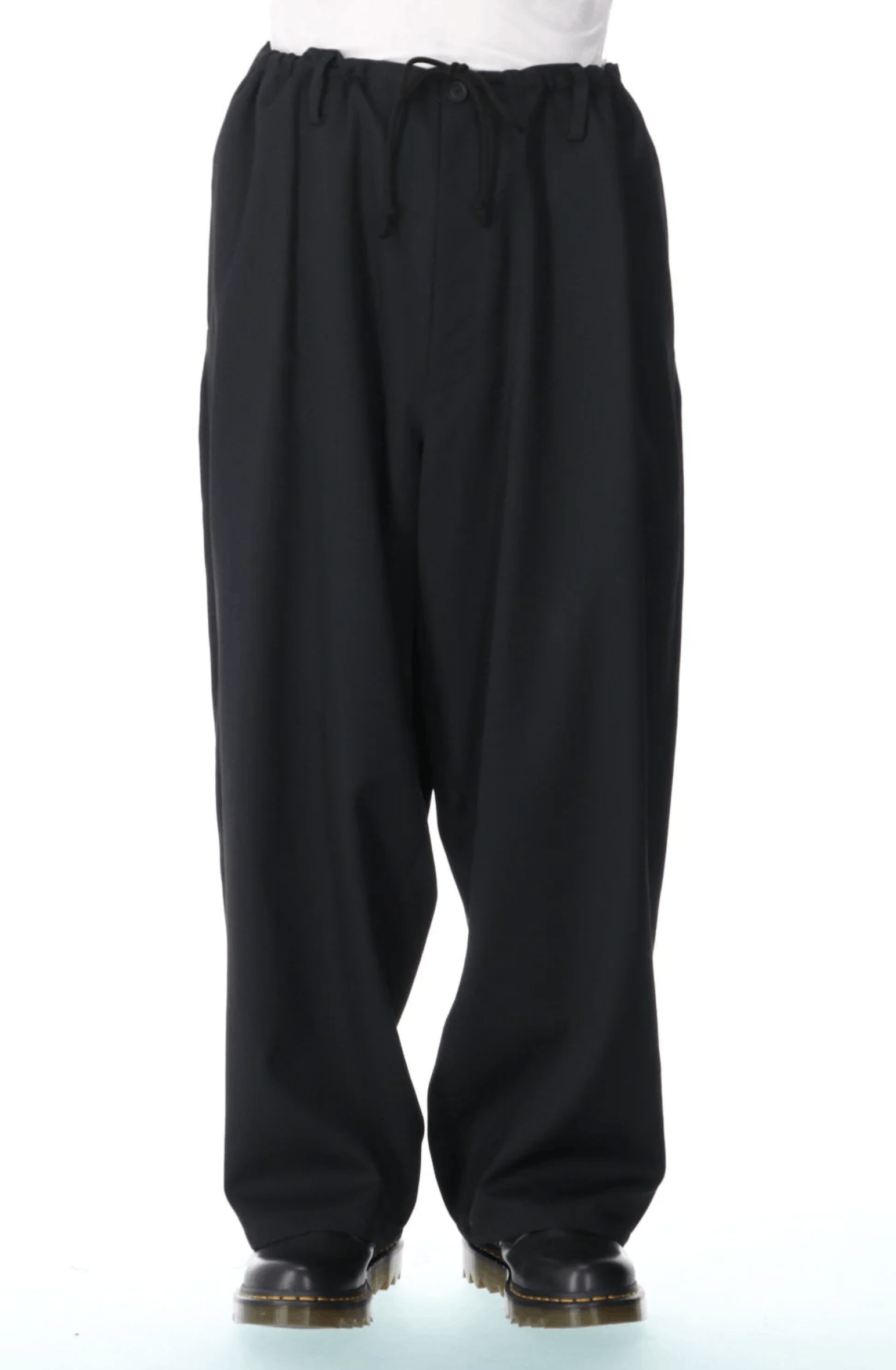 Yohji Yamamoto Pour Homme - W/GABERDINE WIDE PANTS