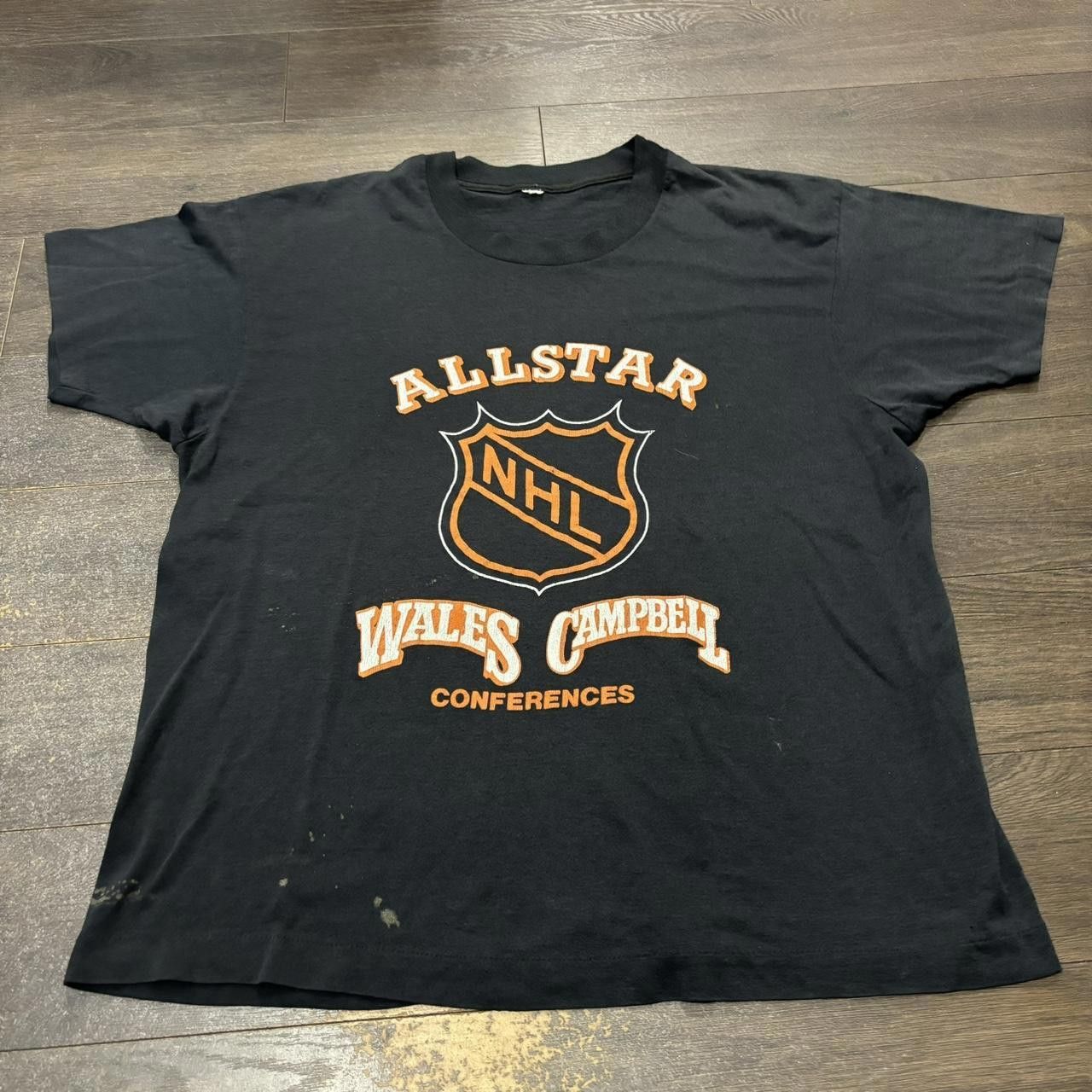 Designer Vintage Nhl All Star Game T Shirt 80s Large Size US M / EU 48-50 / 2 - 2 Thumbnail