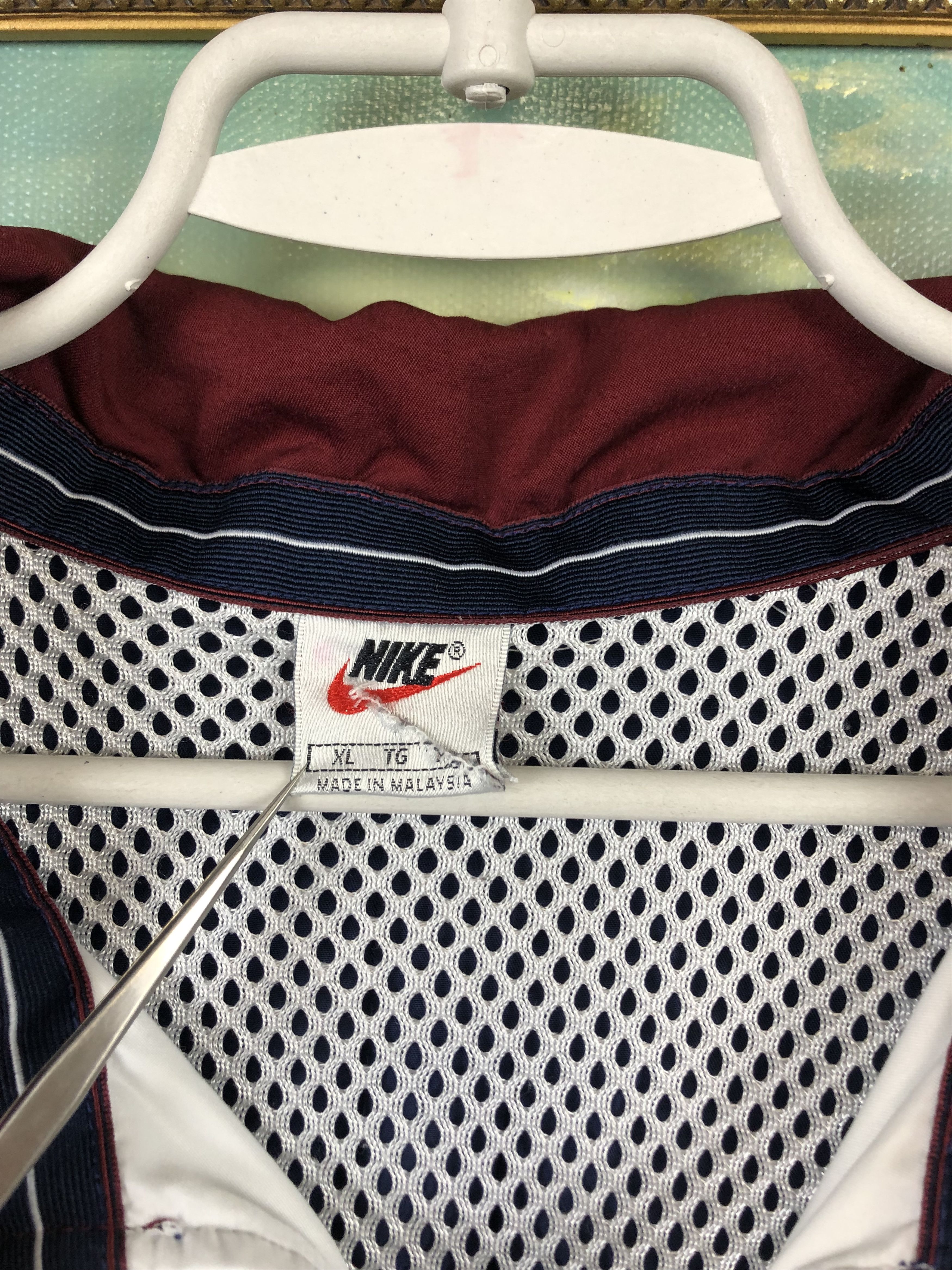Nike Vintage Nike Court Track Top Jacket Agassi Rare Swoosh Size US XL / EU 56 / 4 - 9 Thumbnail