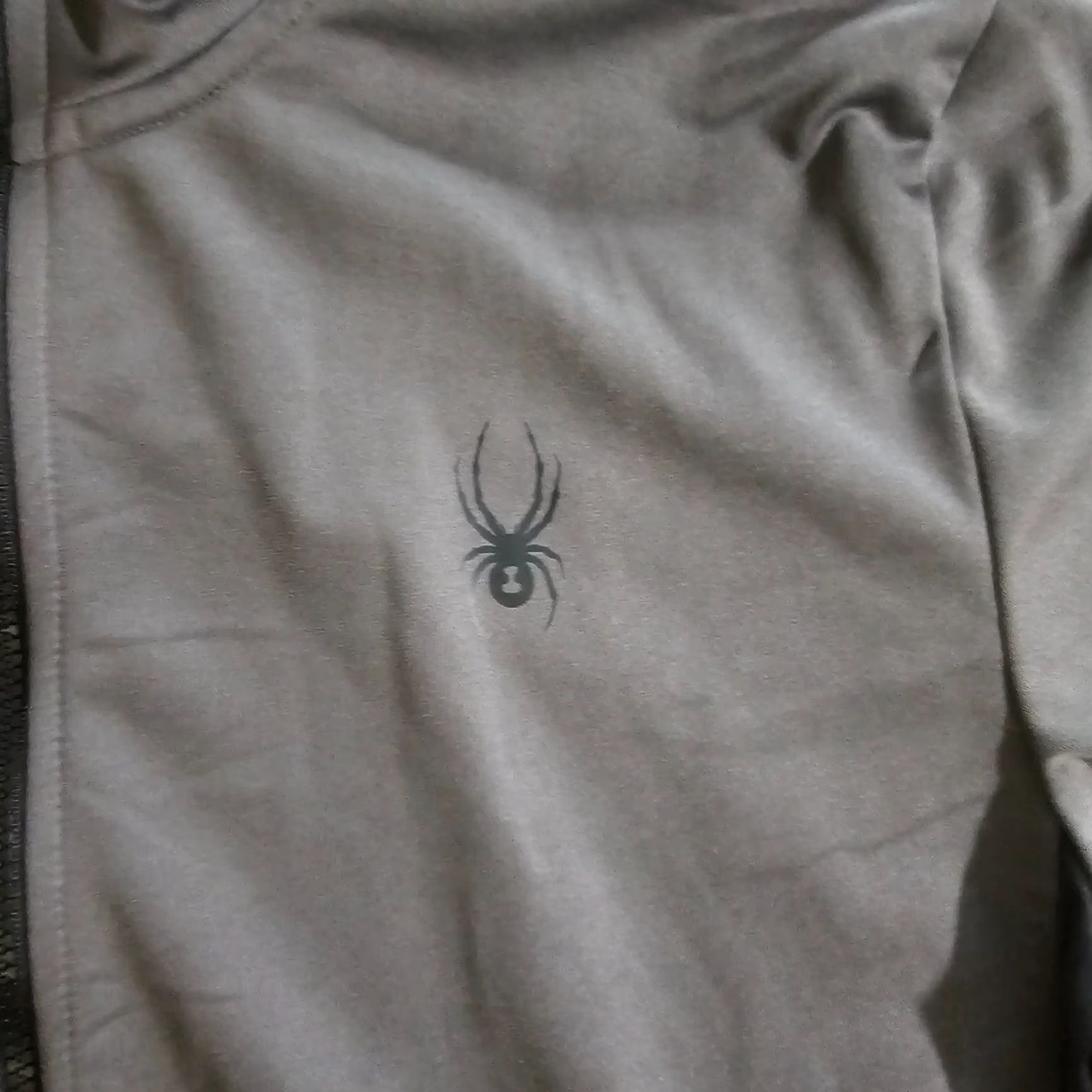 Spyder Spyder Jacket Mens XL Gray Black Full Zip Long Sleeve Athletic Casual Layer Gym Size US XL / EU 56 / 4 - 4 Thumbnail