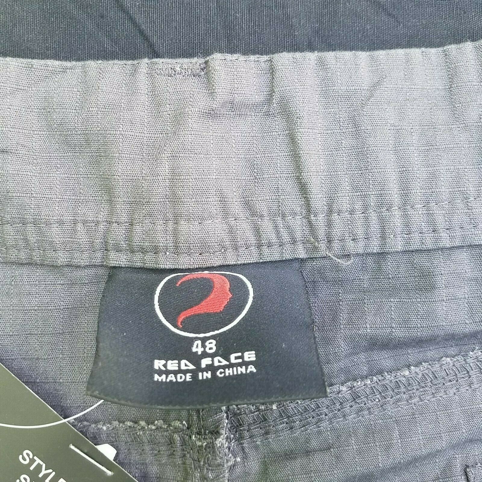Other Men's Red Face Belted Cargo Shorts. Size 48. Tan. Size US 44 / EU 60 - 2 Thumbnail