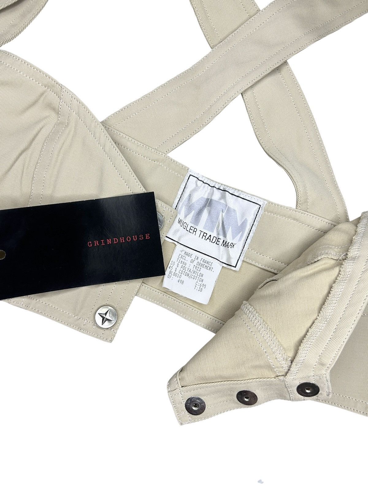 Thierry Mugler 90s Belted Bra Top Size S / US 4 / IT 40 - 9 Thumbnail