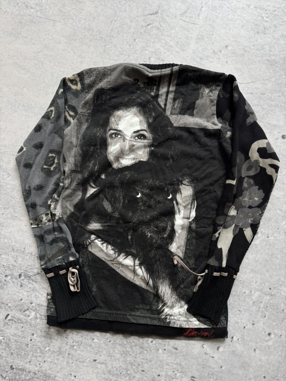 Desigual × Japanese Brand Desigual long sleeve Geisha Japanese style rare Size L / US 10 / IT 46 - 2 Thumbnail