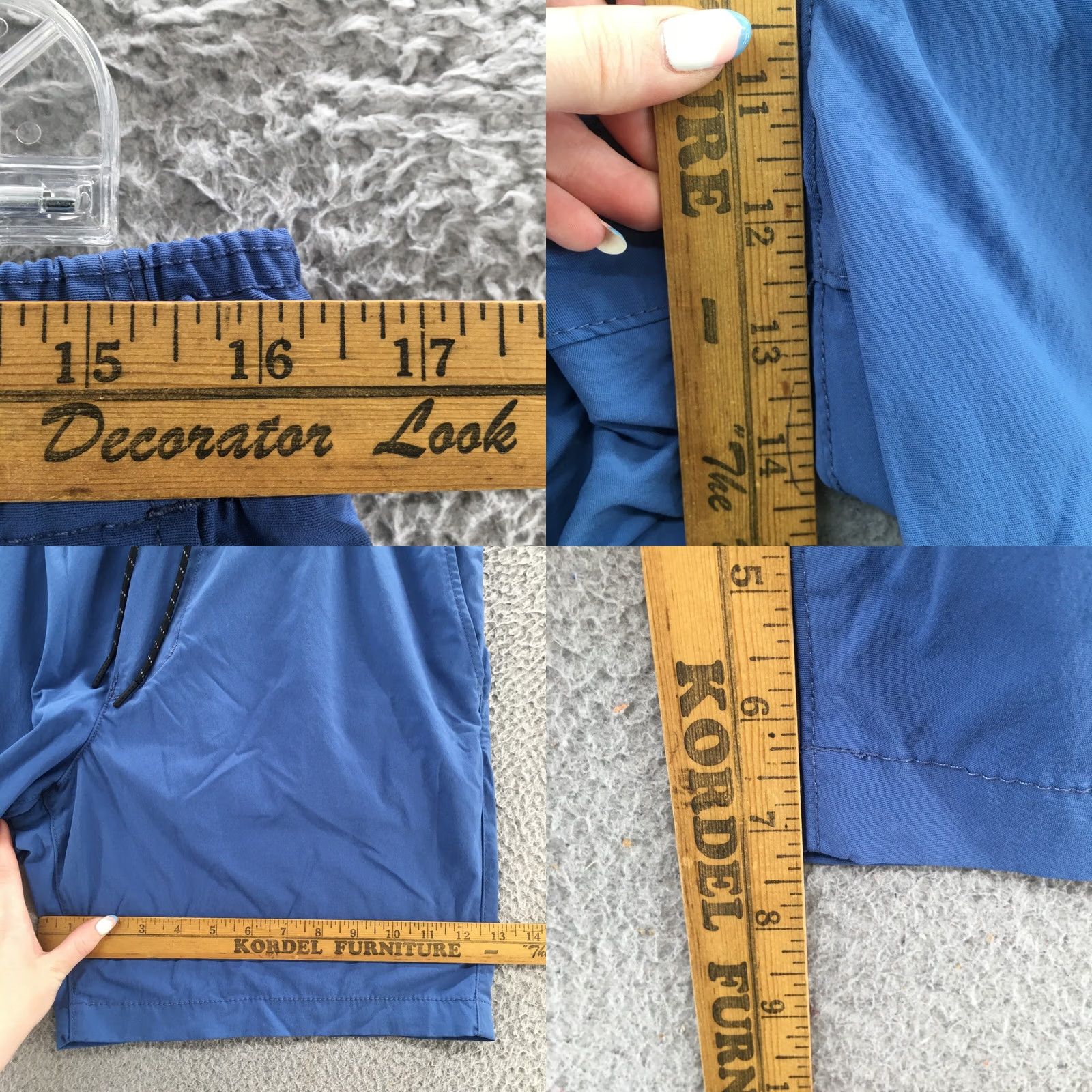 American Eagle Outfitters American Eagle Board Shorts Men Medium Blue High Rise Drawstring Size US 31 - 8 Thumbnail