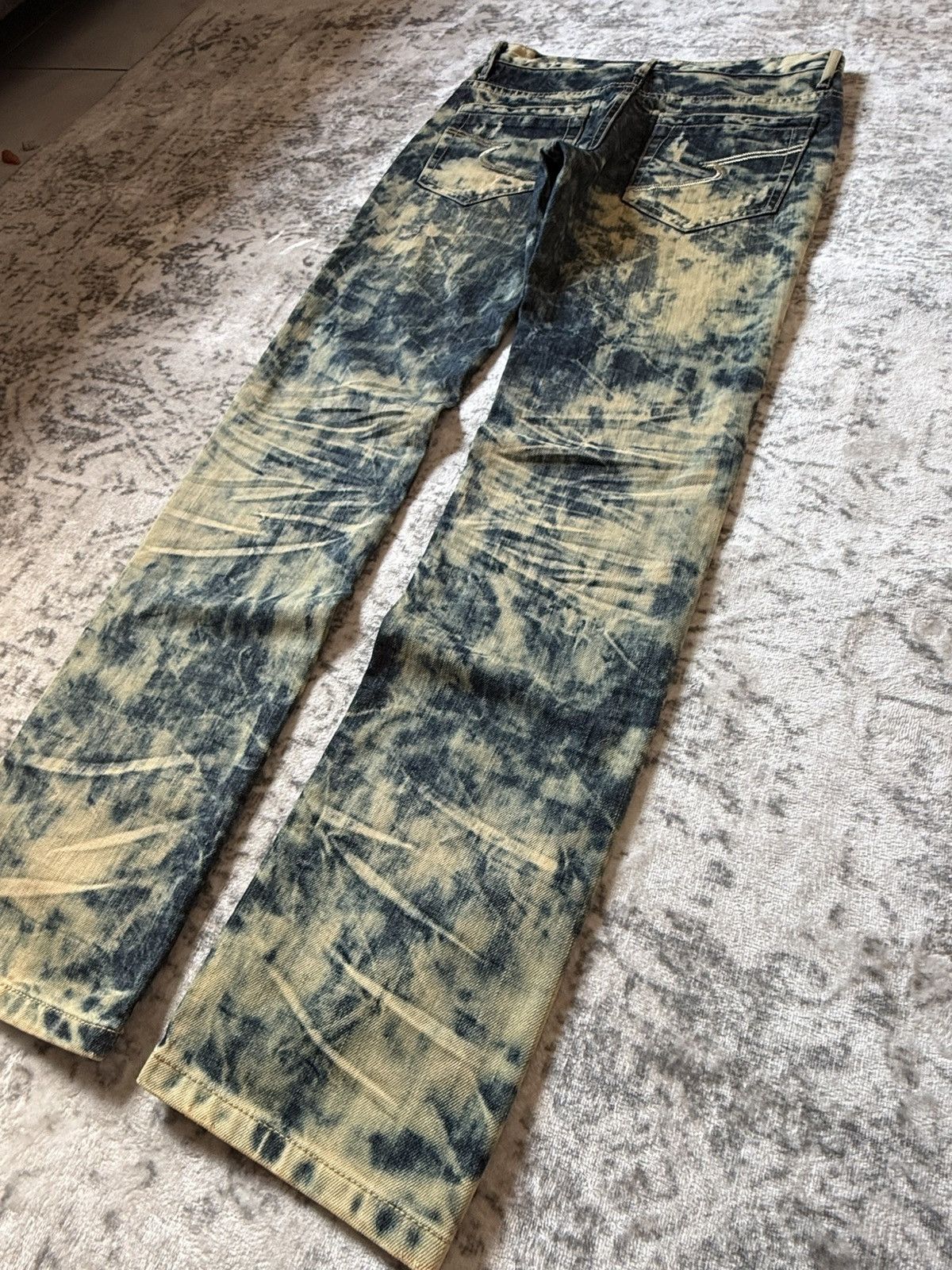 Japanese Brand Semantic Design Studded Acid Mud Wash Jeans Size US 30 / EU 46 - 21 Thumbnail