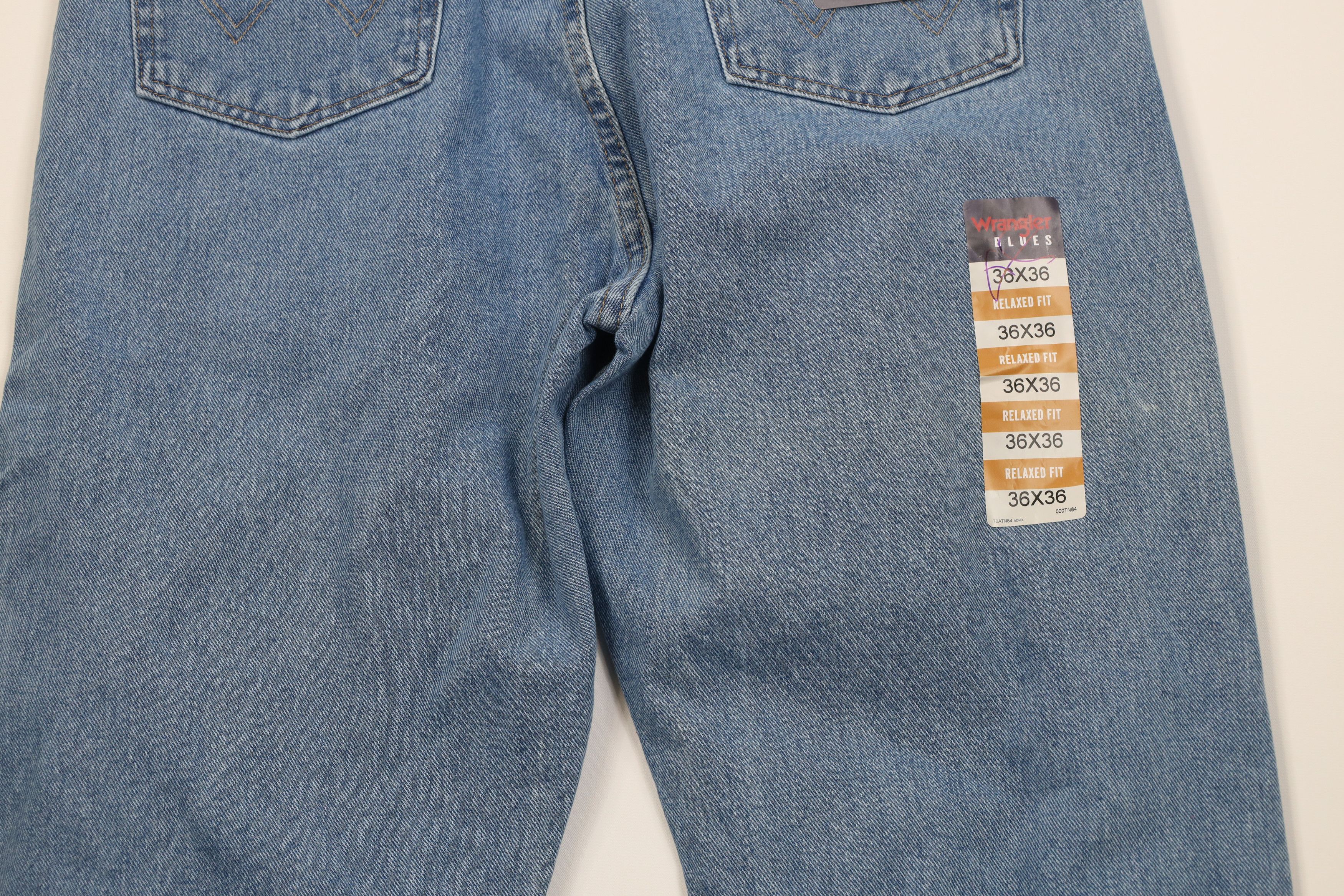 Wrangler Deadstock Vintage Y2K Wrangler Fit Bootcut Denim Jeans Blue Size US 36 / EU 52 - 11 Thumbnail