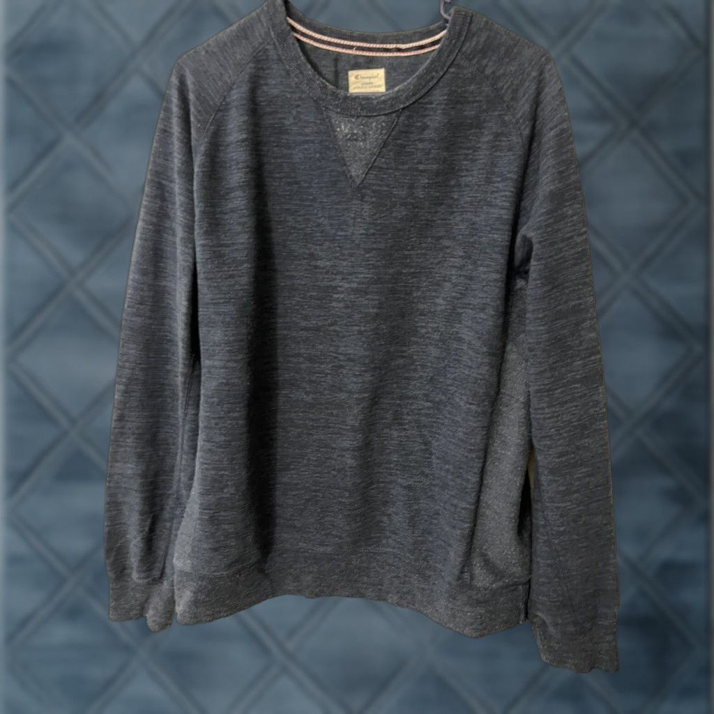 Champion VINTAGE Champion Sweatshirt Solid Blue Crewneck XL Adult Reverse Weave Pullover Mens XL Blue Spellout Size US XL / EU 56 / 4 - 1 Thumbnail