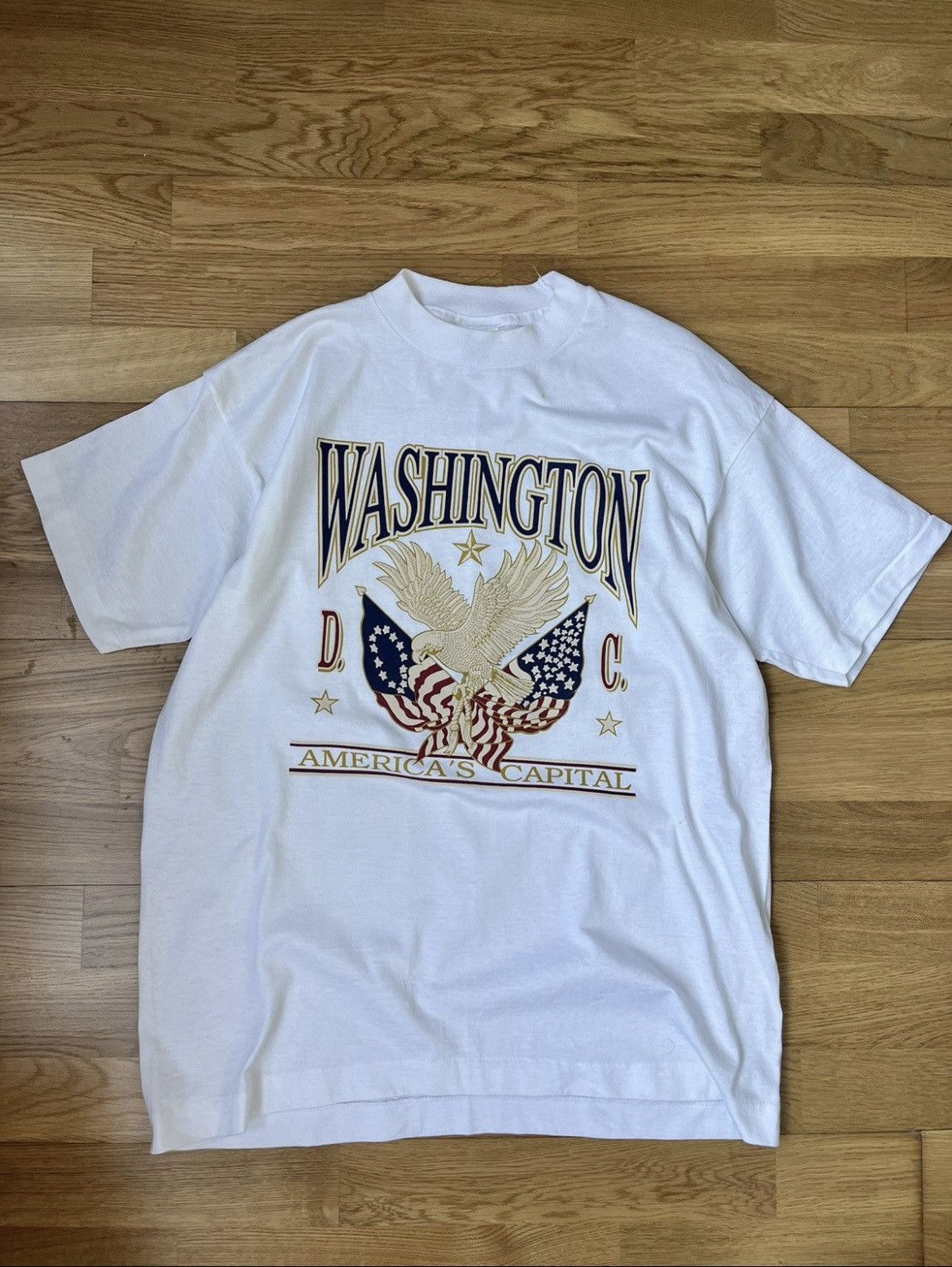 Vintage Vintage Washington T-shirt Size US L / EU 52-54 / 3 - 1 Thumbnail
