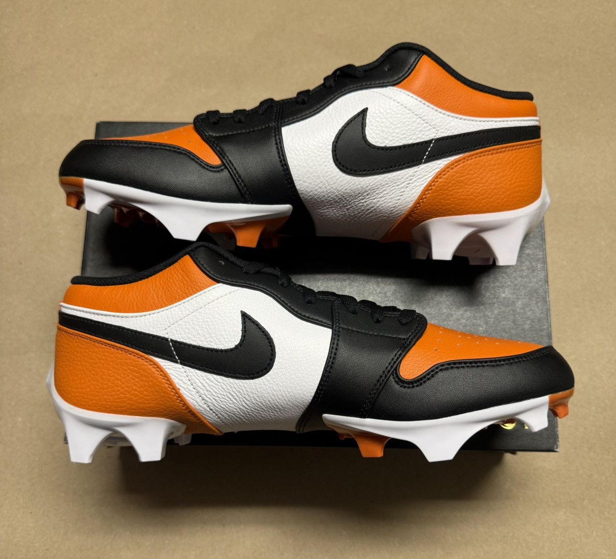 Jordan Brand Nike Air Jordan 1 Retro TD Cleat Shattered sz 14 Football! Size US 14 / EU 47 - 2 Thumbnail