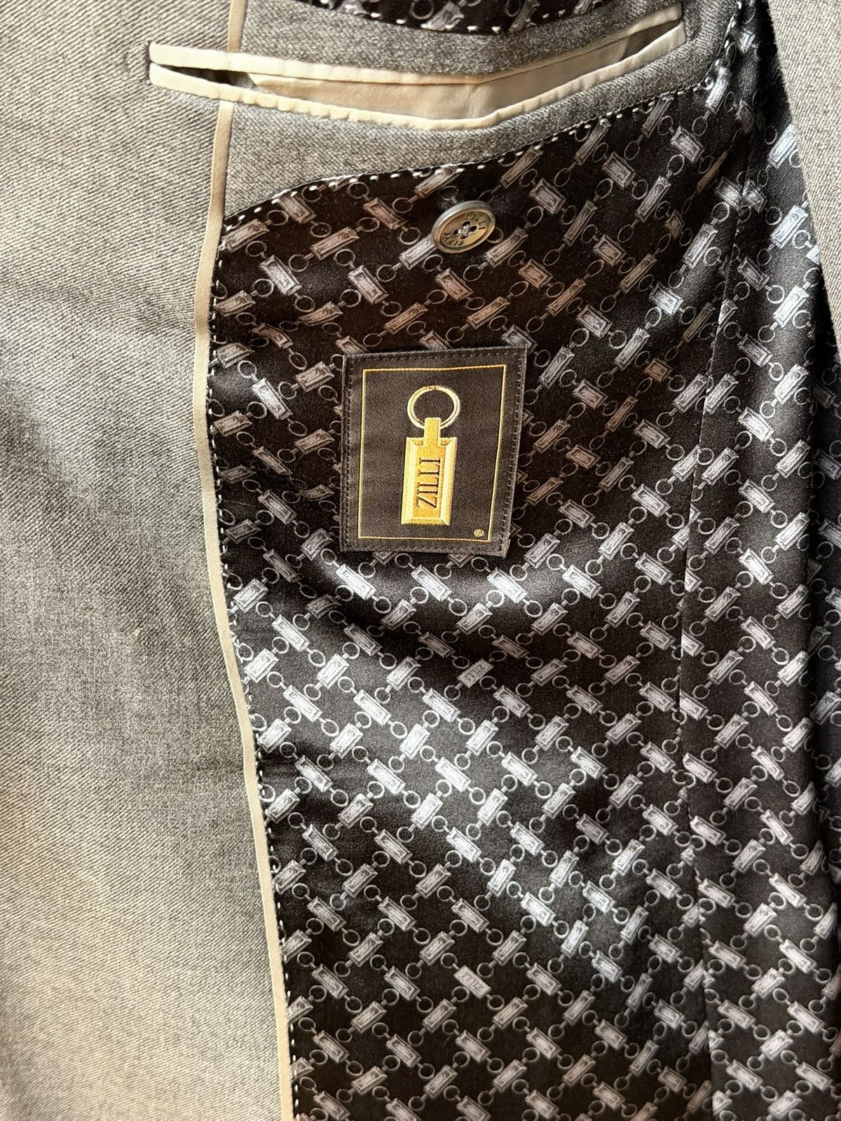 Zilli Zilli Cashmere Suit Size 40R - 5 Thumbnail