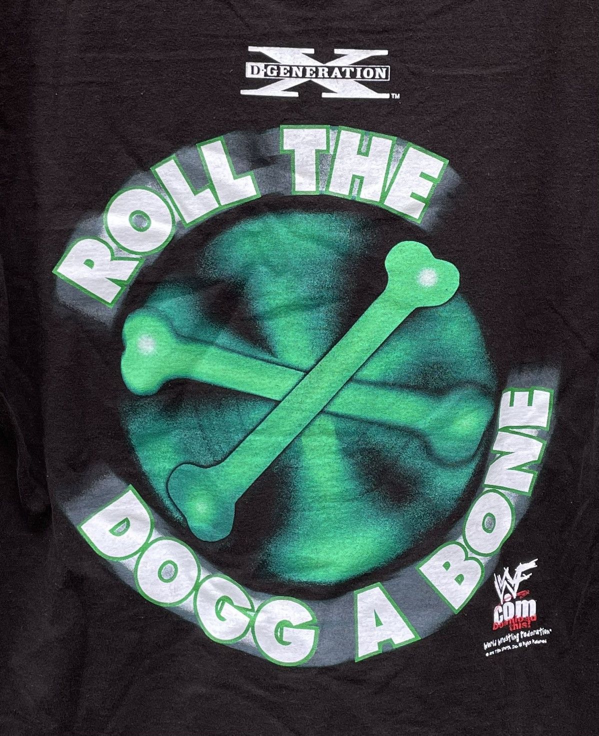 WWF Vintage WWF Road Dogg Jesse James Roll The Dogg A Bone tee Size US M / EU 48-50 / 2 - 5 Thumbnail