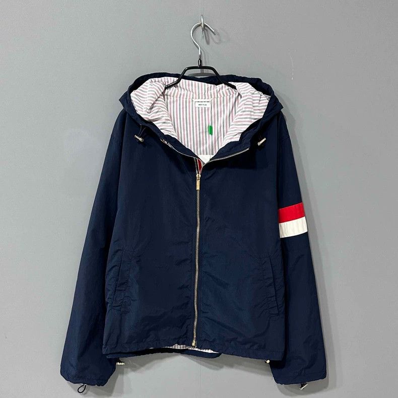 Thom Browne Thom Browne Windbreaker jacket 2505-Nextarrow Size US L / EU 52-54 / 3 - 1 Thumbnail