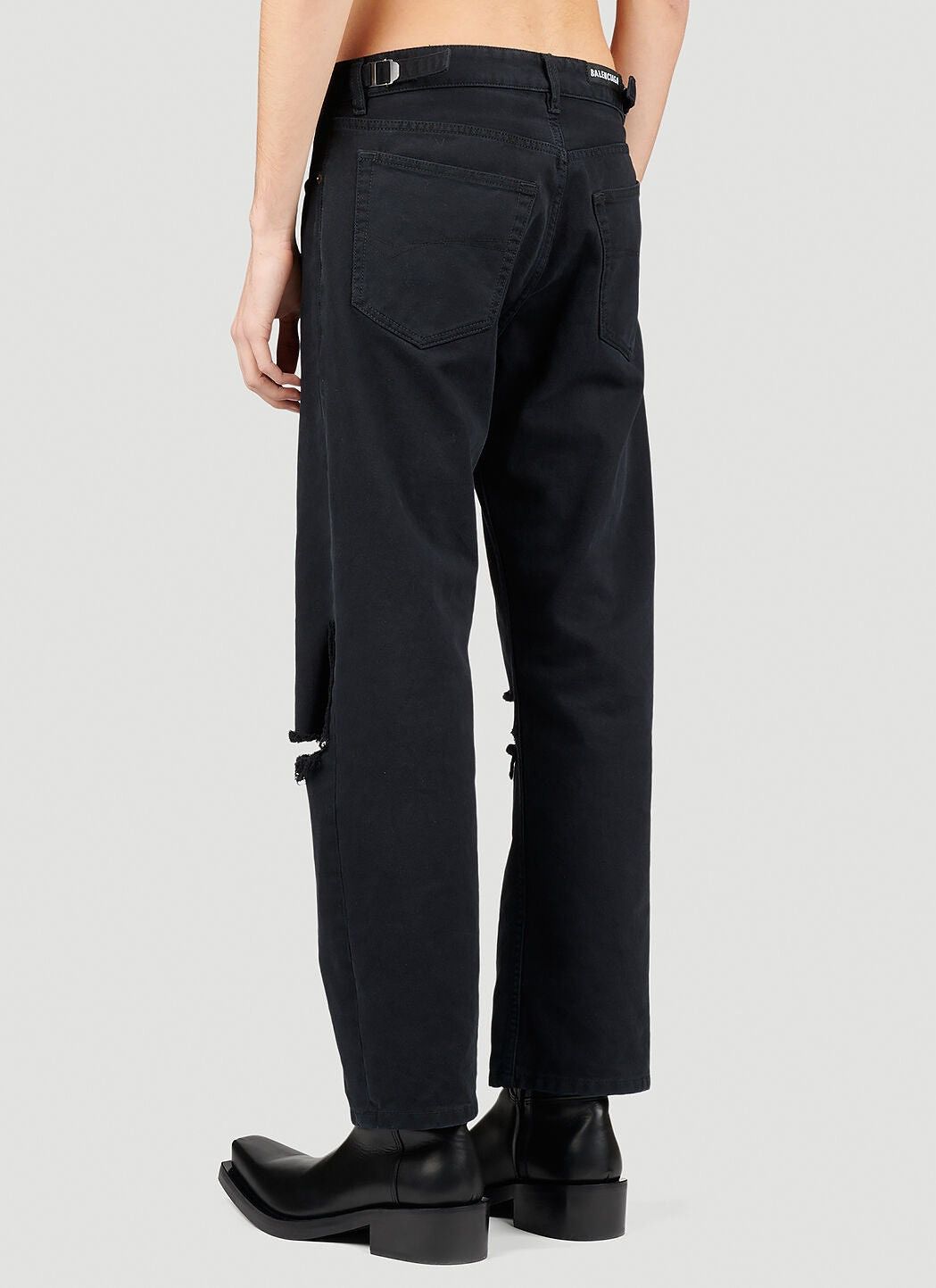 Balenciaga Balenciaga Destroyed Skater Jeans Size US 30 / EU 46 - 6 Thumbnail