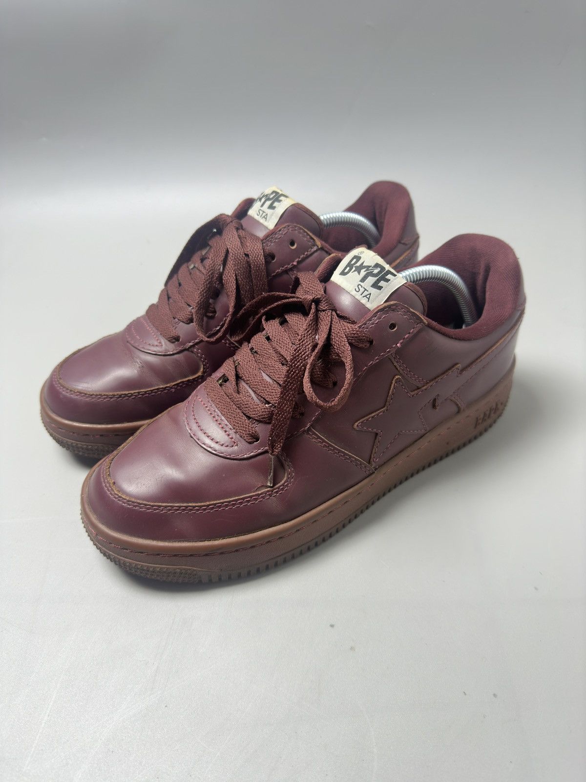 Bape Glass Leather Bapesta Size US 9.5 / EU 42-43 - 4 Thumbnail