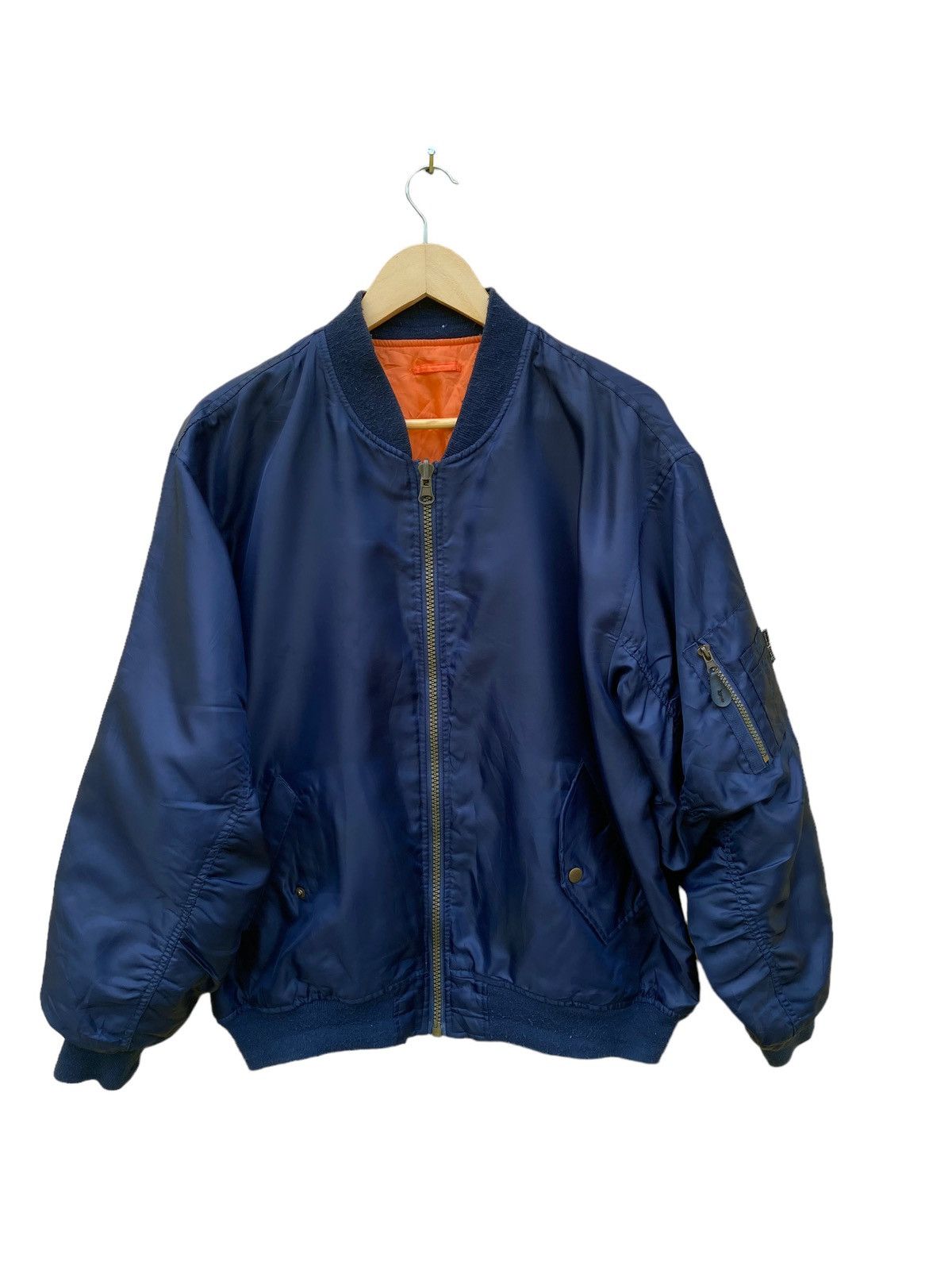 Vintage Vintage MA-1 flight bomber jacket Size US XL / EU 56 / 4 - 18 Thumbnail