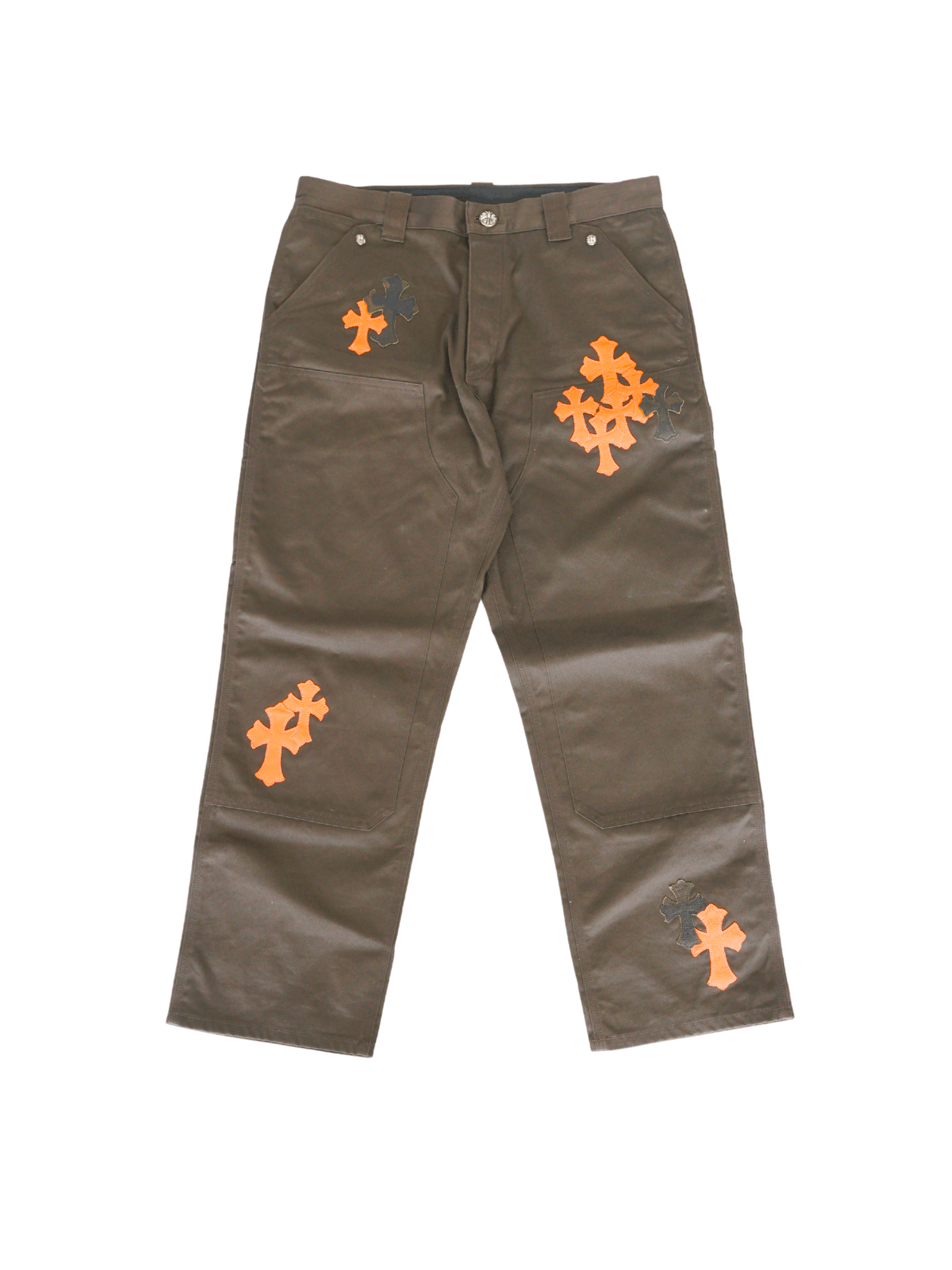 Chrome Hearts Chrome Hearts Cross Patch Double Knee Carpenter Pants - 36 Size US 36 / EU 52 - 1 Thumbnail