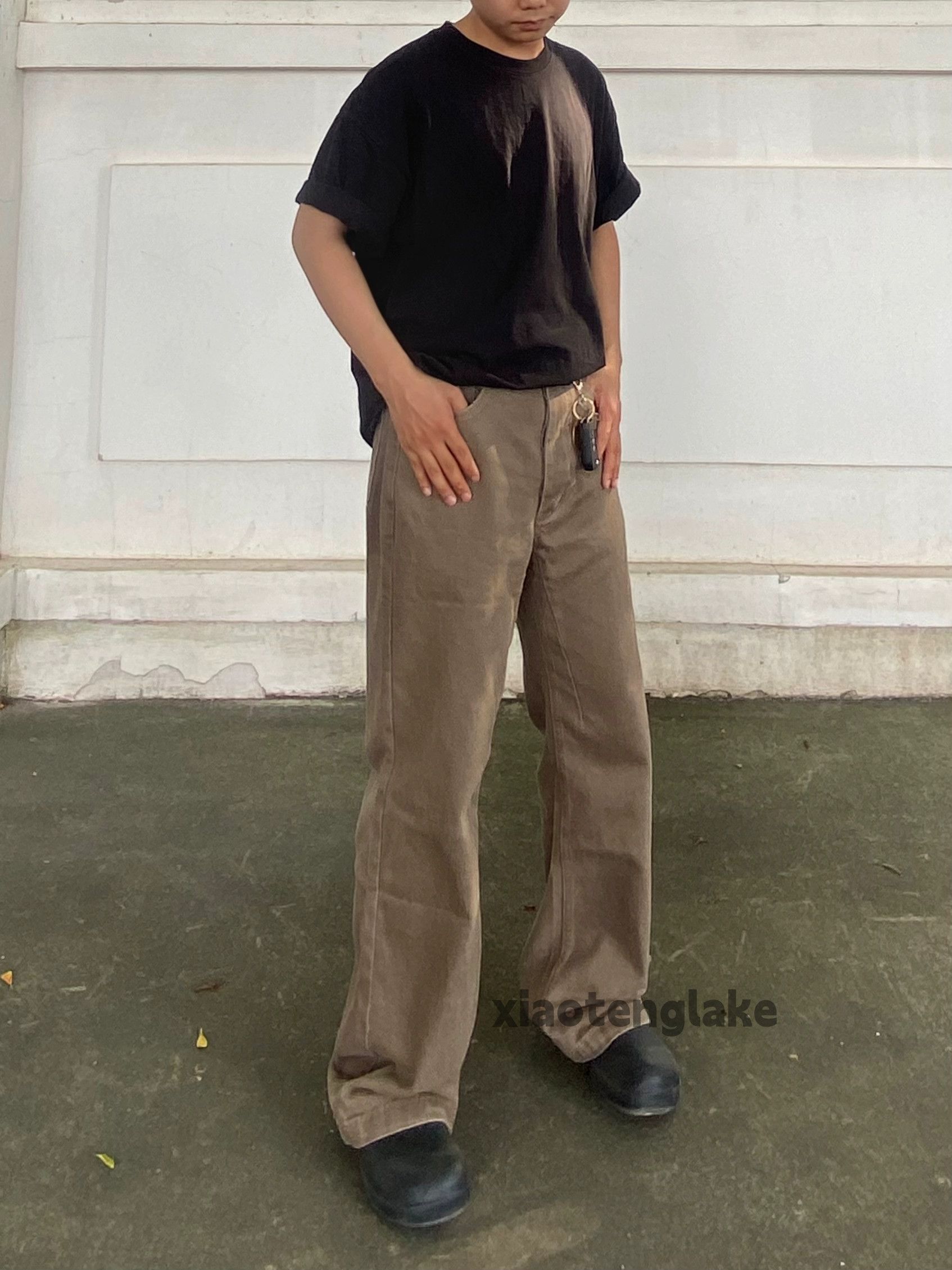 Designer × Japanese Brand × Vintage utility skate hiphop yuppie bootcut flared jeans Size US 32 / EU 48 - 4 Thumbnail