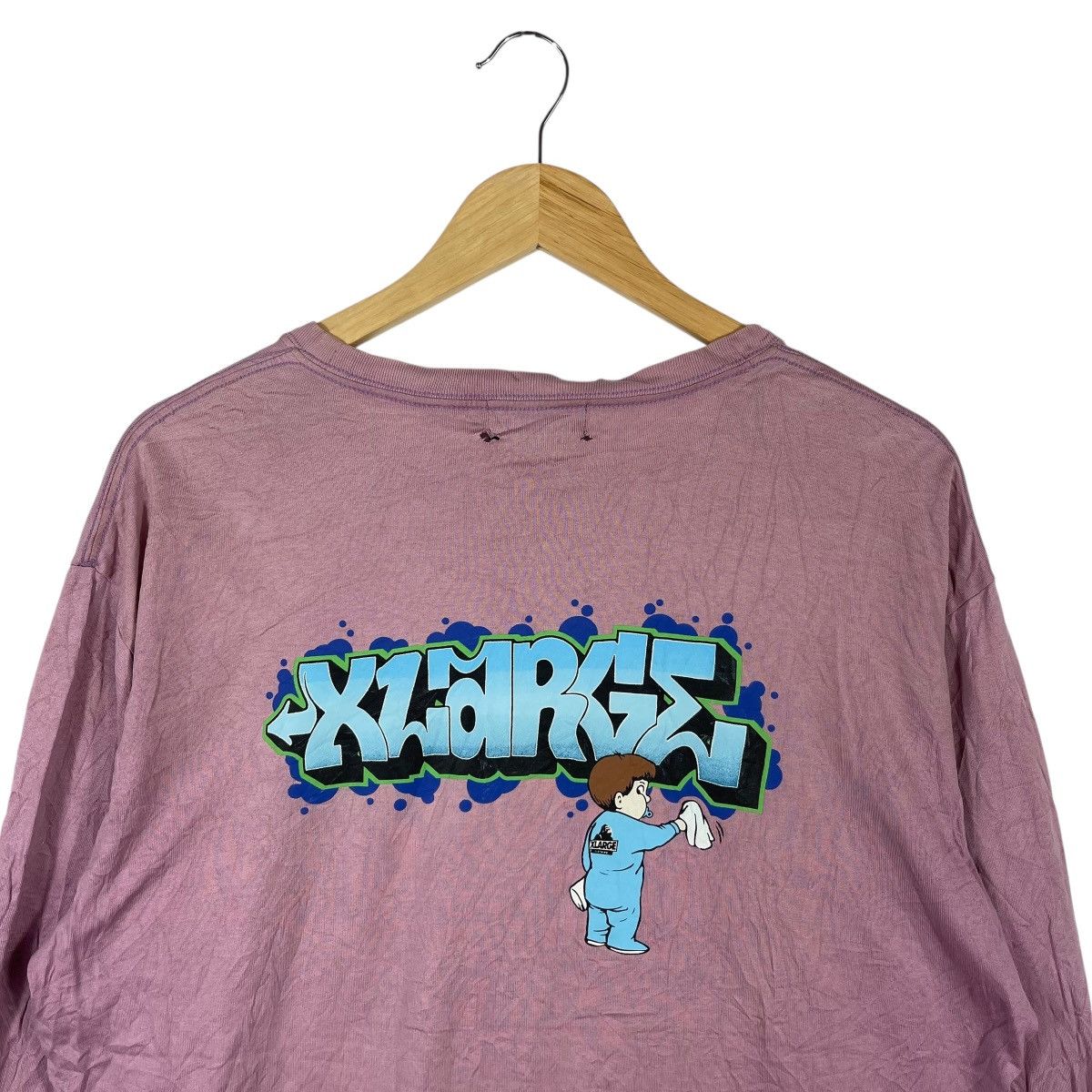 Xlarge XLARGE GRAFFITI LOGO GRAPHIC LONG SLEEVE T-SHIRT STREETWEAR Size US L / EU 52-54 / 3 - 6 Thumbnail