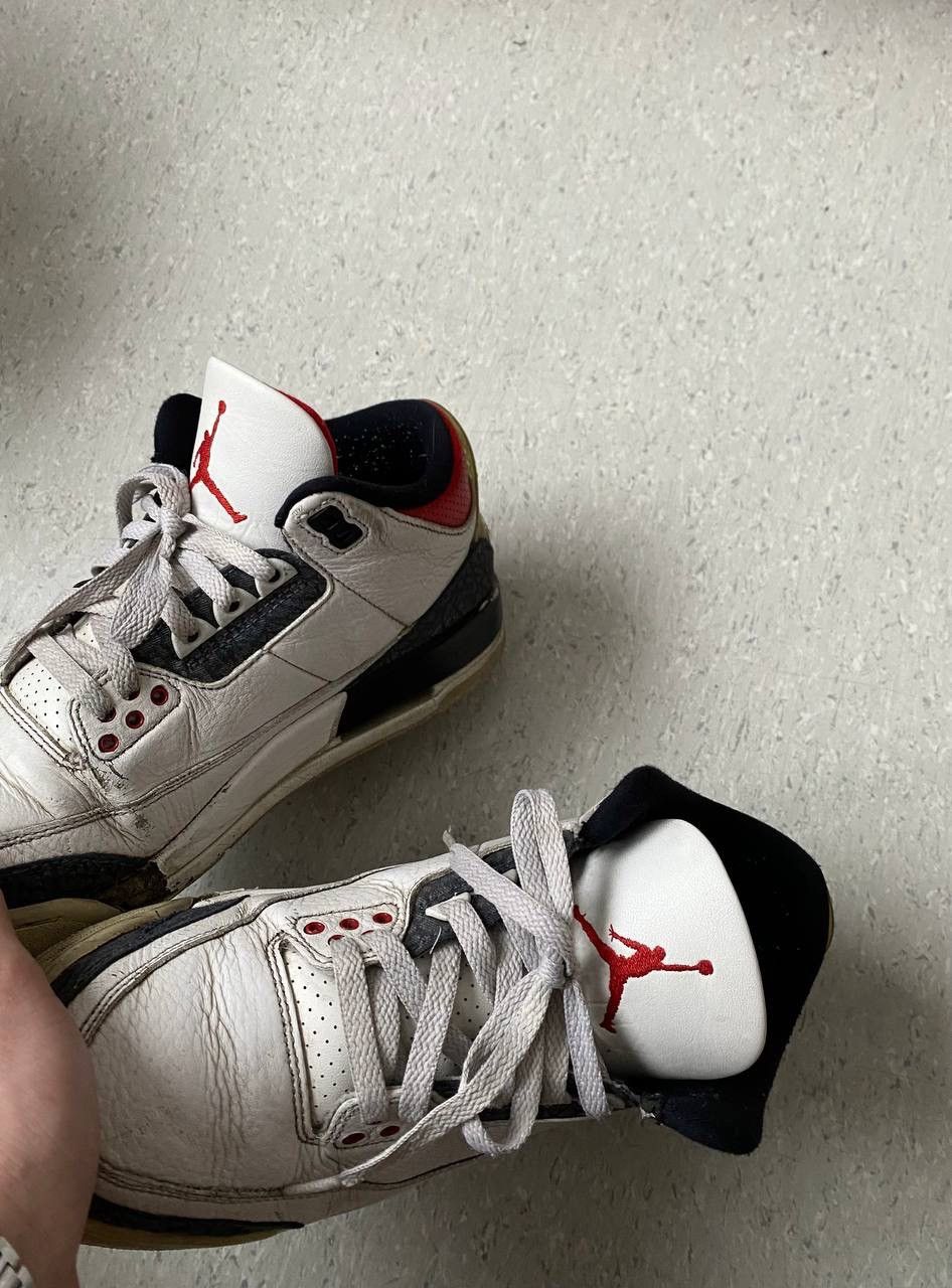 Nike Air Jordan 3 Streetwear Vintage Logo Rare Swoosh Y2k