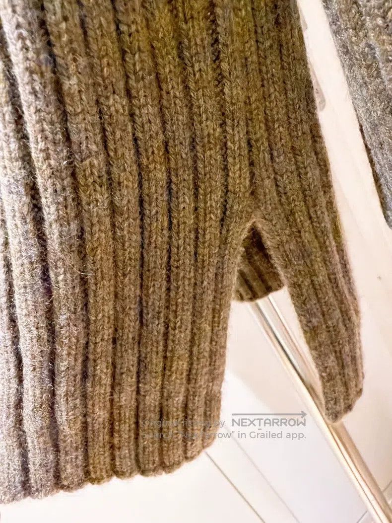 Loro Piana Loro Piana Moss Green Baby Cashmere Knit Crew Neck Sweater Size XS / US 0-2 / IT 36-38 - 7 Thumbnail