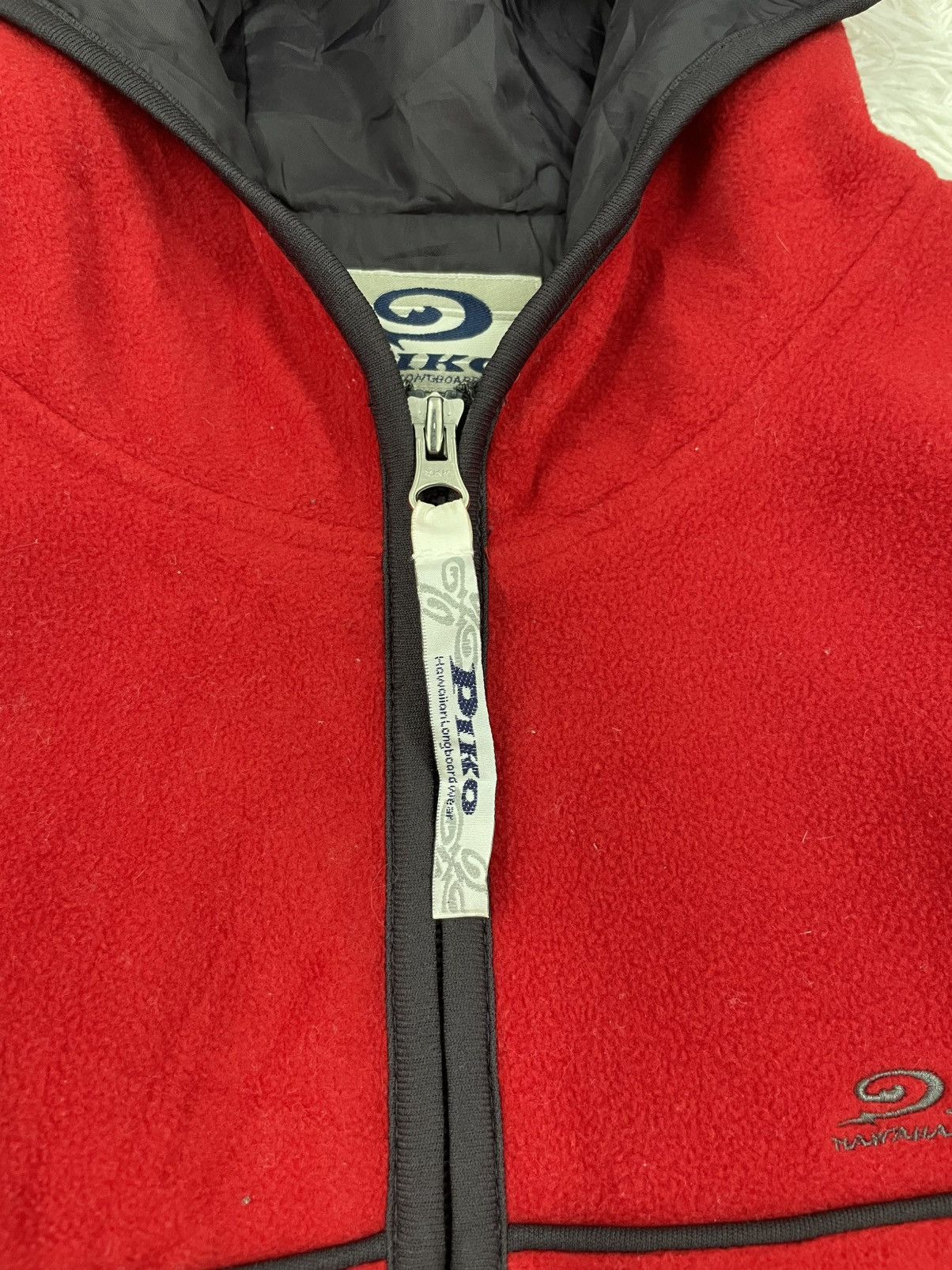 Japanese Brand Piko Fleece Jacket Hooded Size US L / EU 52-54 / 3 - 5 Thumbnail