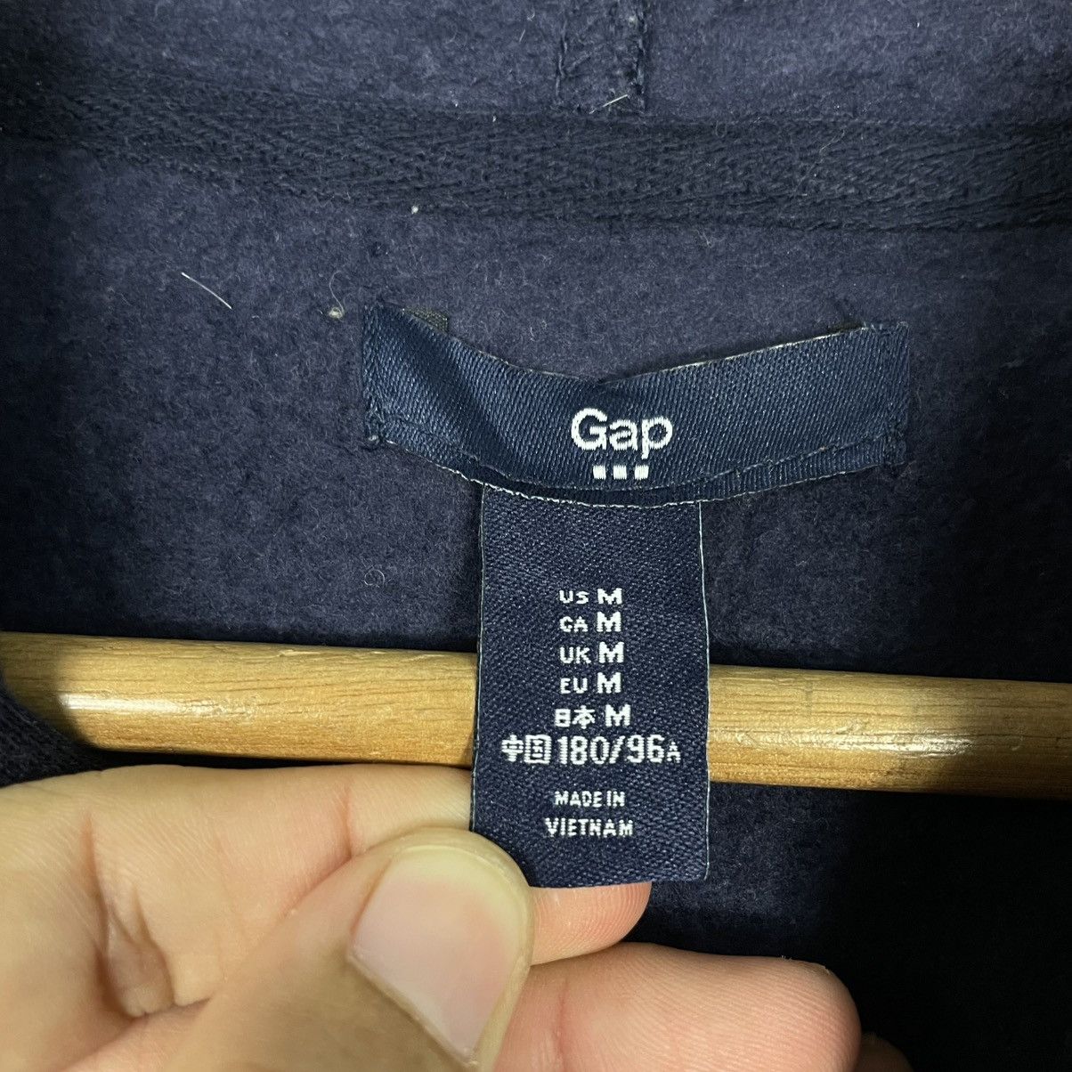 Gap Gap Big Logo Blue Hoodie Size US M / EU 48-50 / 2 - 13 Thumbnail