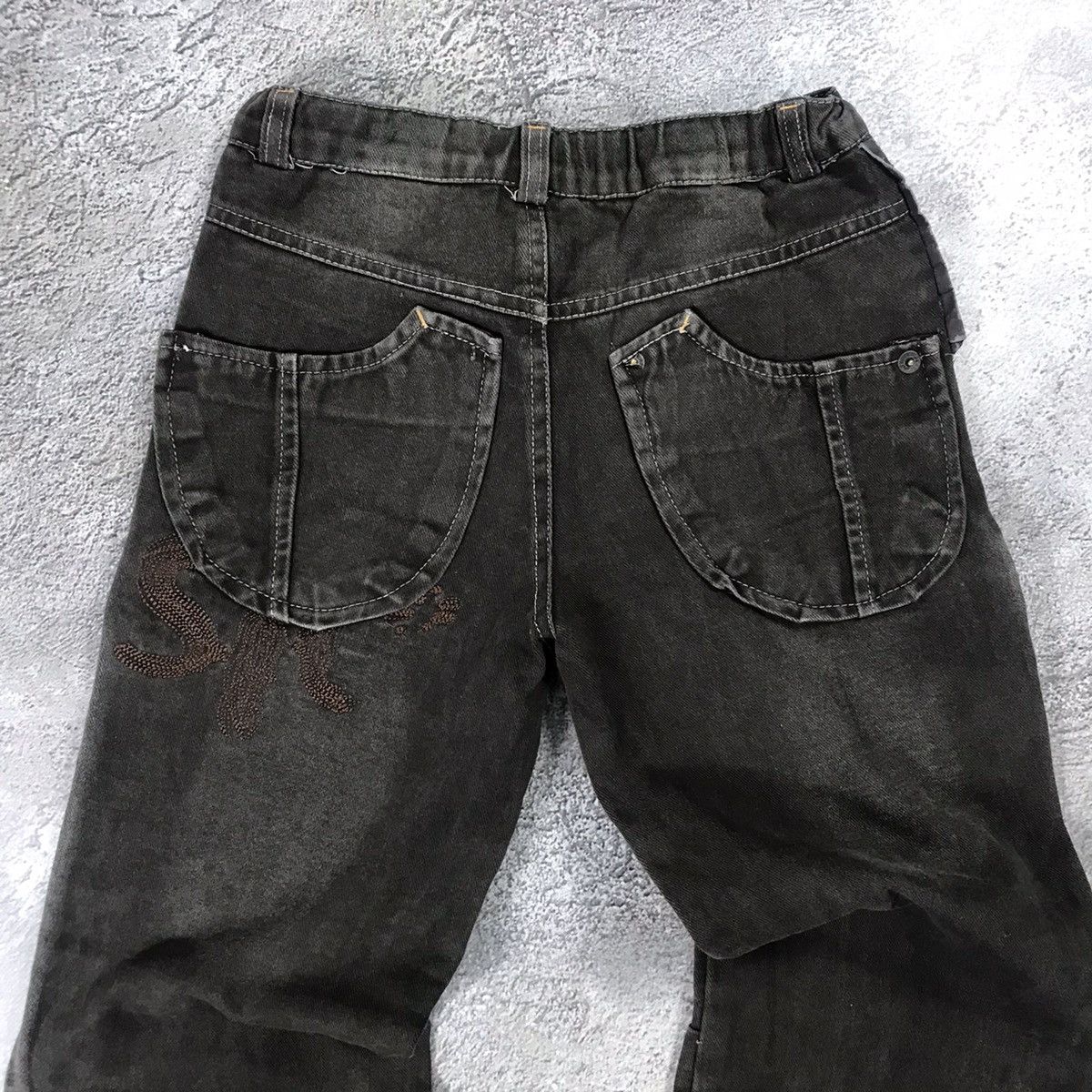 Vintage Vintage 90s Japanese Baggy Cargo Pants Flared Parachute Y2K Size 28" / US 6 / IT 42 - 8 Thumbnail