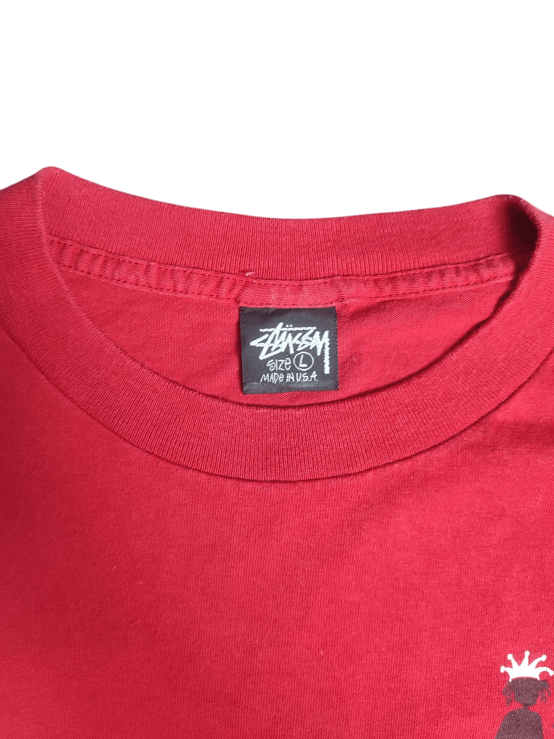 Stussy [DELETED] Stussy Knowledge Is King 1980s Vintage Tshirt Size US L / EU 52-54 / 3 - 3 Thumbnail