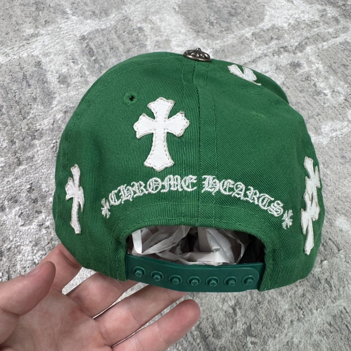 Chrome Hearts Leather cross patch baseball hat Size ONE SIZE - 6 Thumbnail