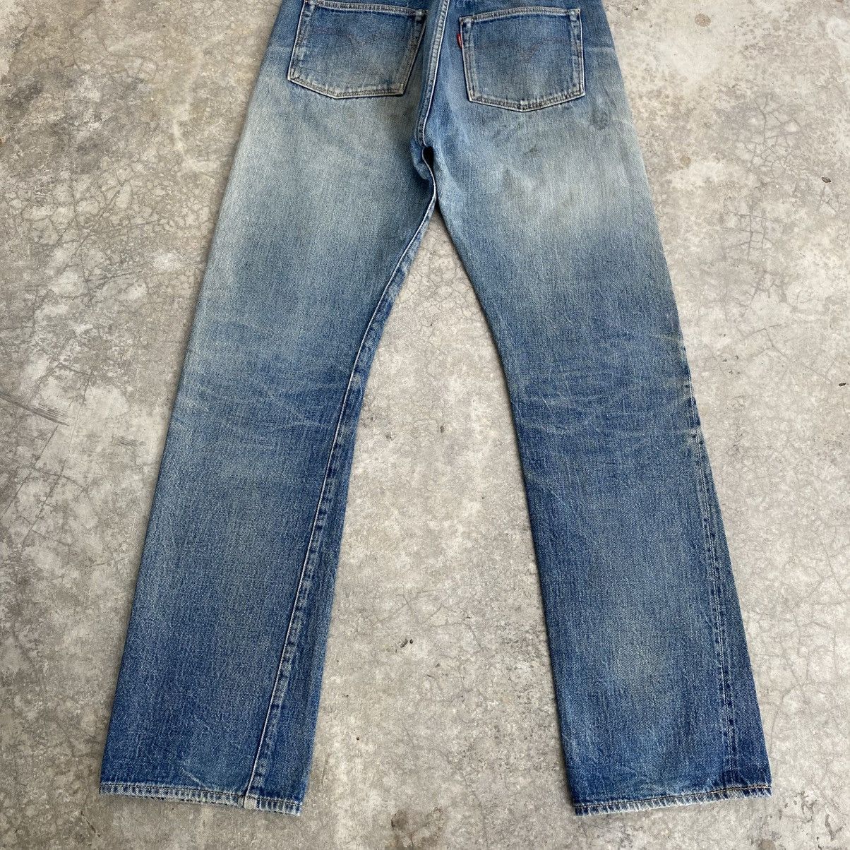 Levi's Vintage Levis 501XX Big E LVC Faded Blue Selvedge Jeans Size US 32 / EU 48 - 11 Thumbnail
