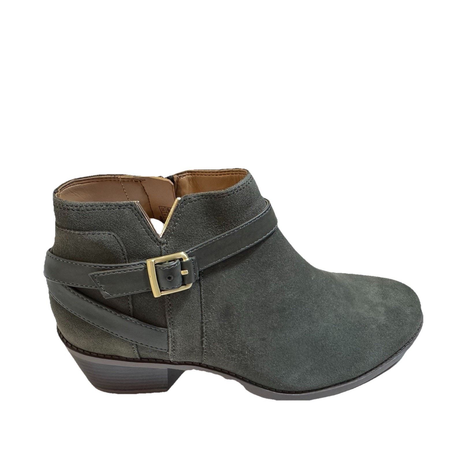 Vionic Vionic Farrah ankle boot khaki green suede Women’s Size 7.5 Size US 7.5 / IT 37.5 - 1 Thumbnail