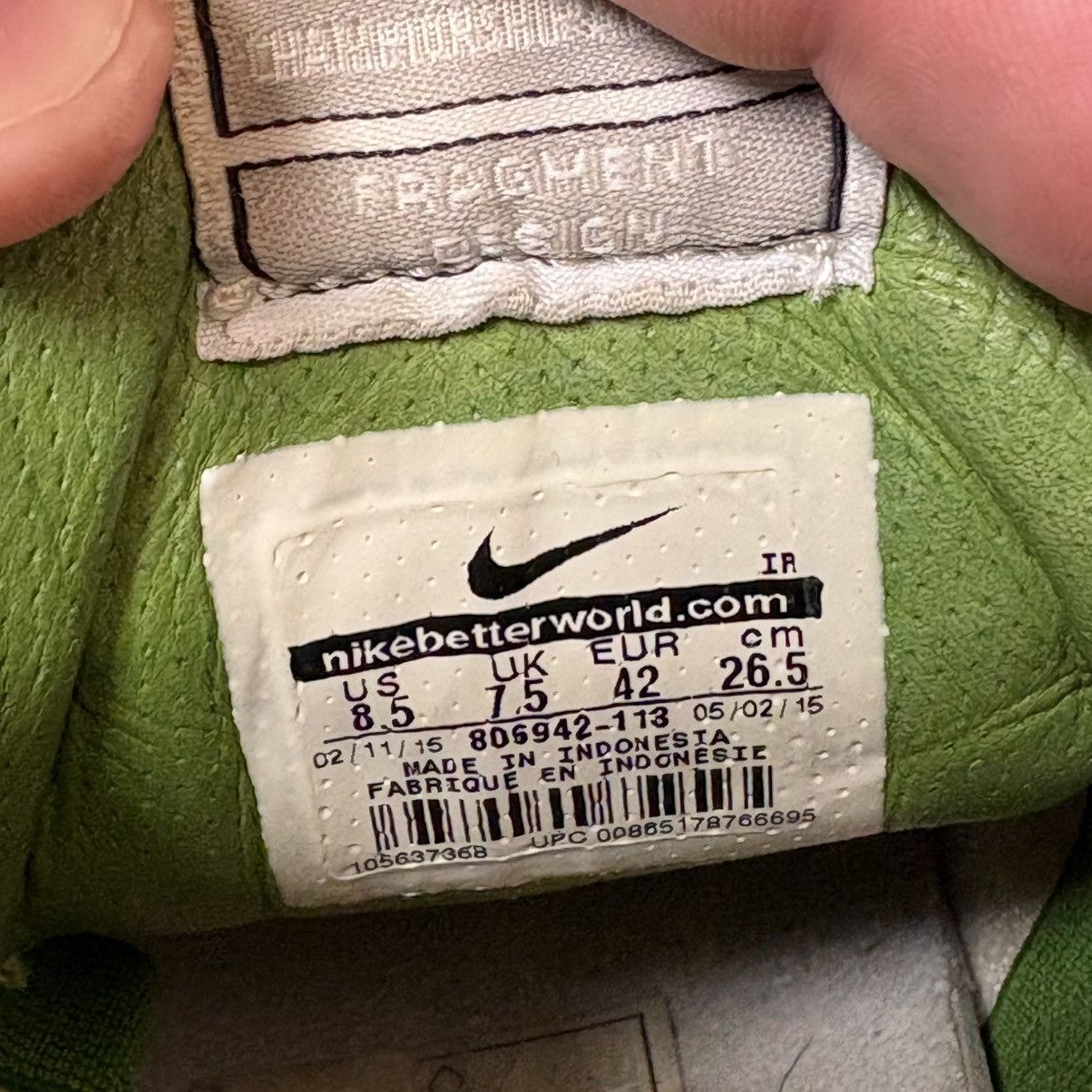 Fragment Design × Nike Fragment Design X Nike Air Trainer 1 SP Mid Chlorophyll Size US 8.5 / EU 41-42 - 9 Thumbnail
