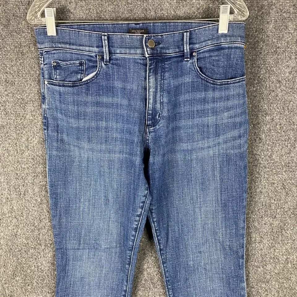 Ann Taylor Ann Taylor Jeans Women's Petite 6P Denim Stretch Cotton Size 28" / US 6 / IT 42 - 2 Thumbnail