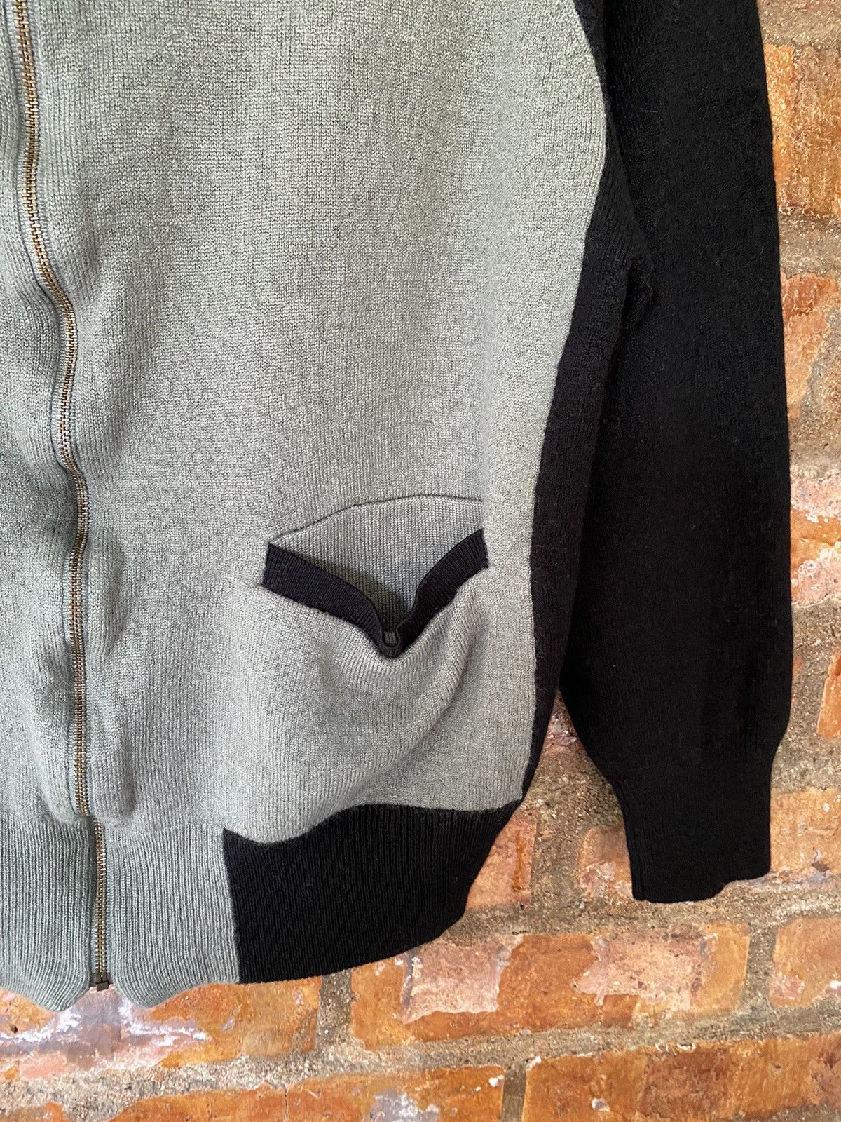 1990s Y'S for Men Yohji Yamamoto zipper knit