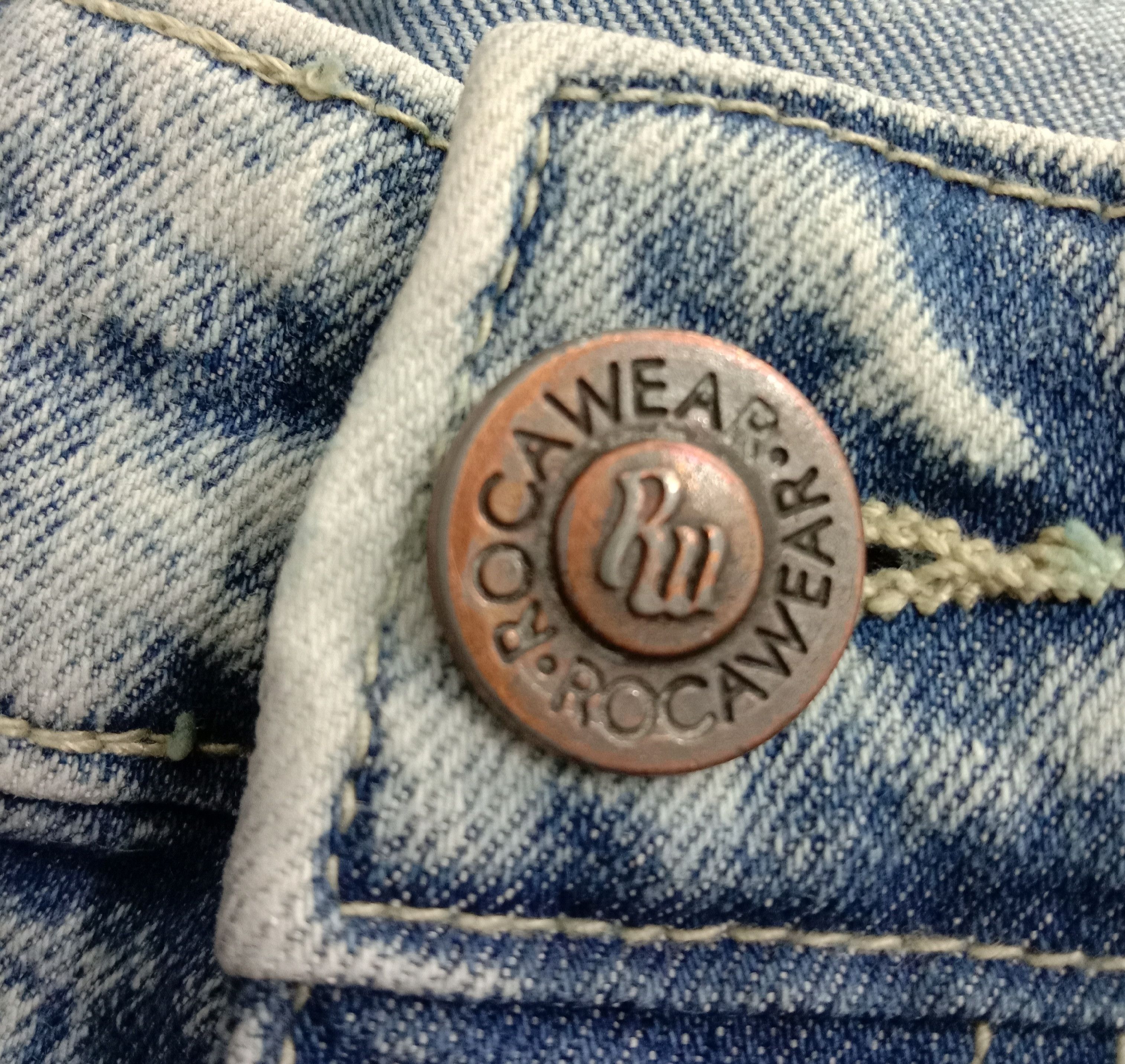 Beauty Beast Indigo Dye Rocawear Jeans Slim Fit Denim Size US 38 / EU 54 - 10 Thumbnail