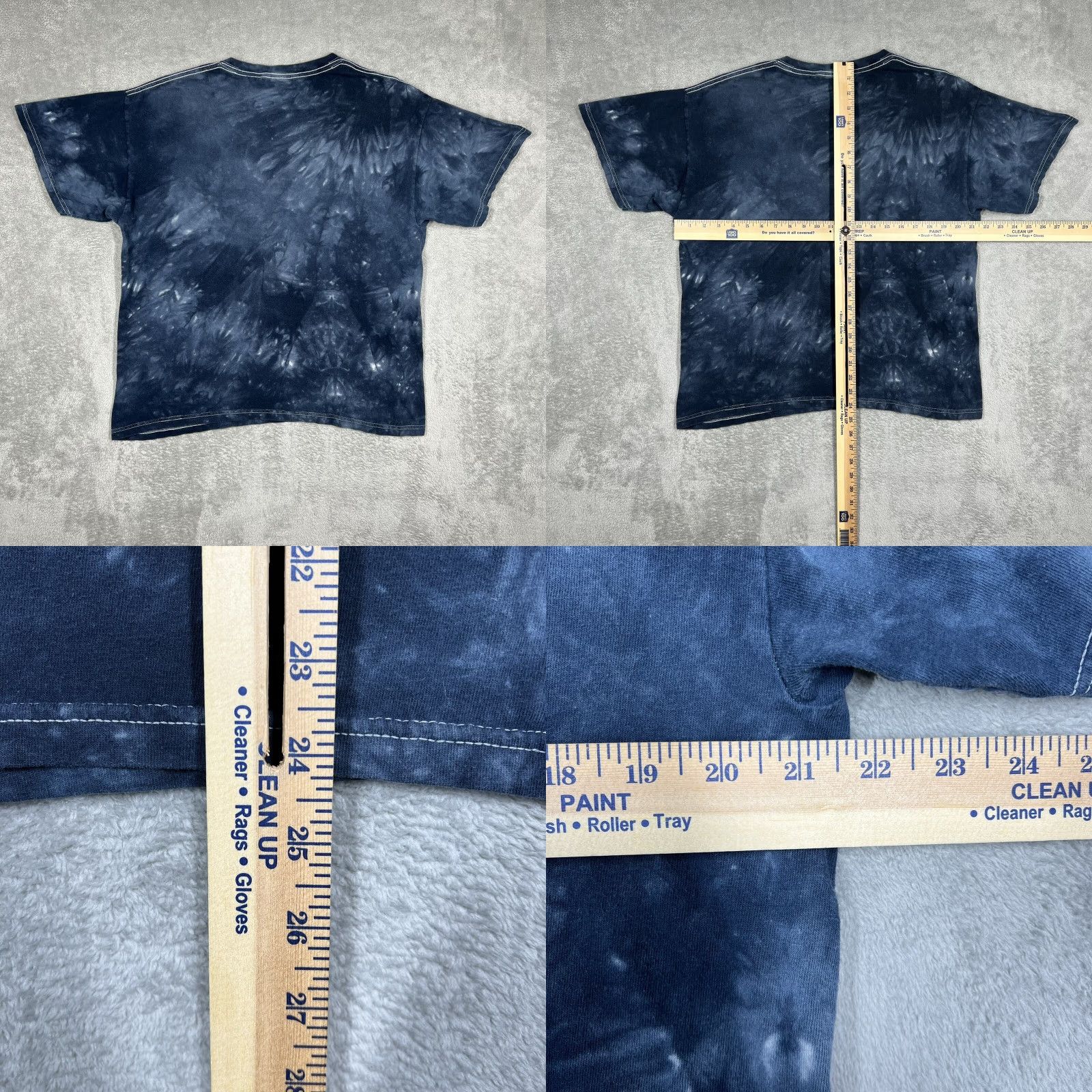 The Mountain The Mountain Tie Dye T-Shirt Dream Catcher Eagle American Flag Size L Blue Men Size US L / EU 52-54 / 3 - 8 Thumbnail