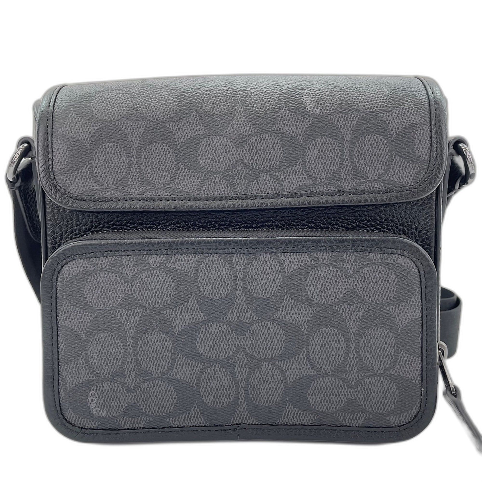 Coach Vintage Y2K Coach Black Signature Jacquard Hobo Shoulder Bag 