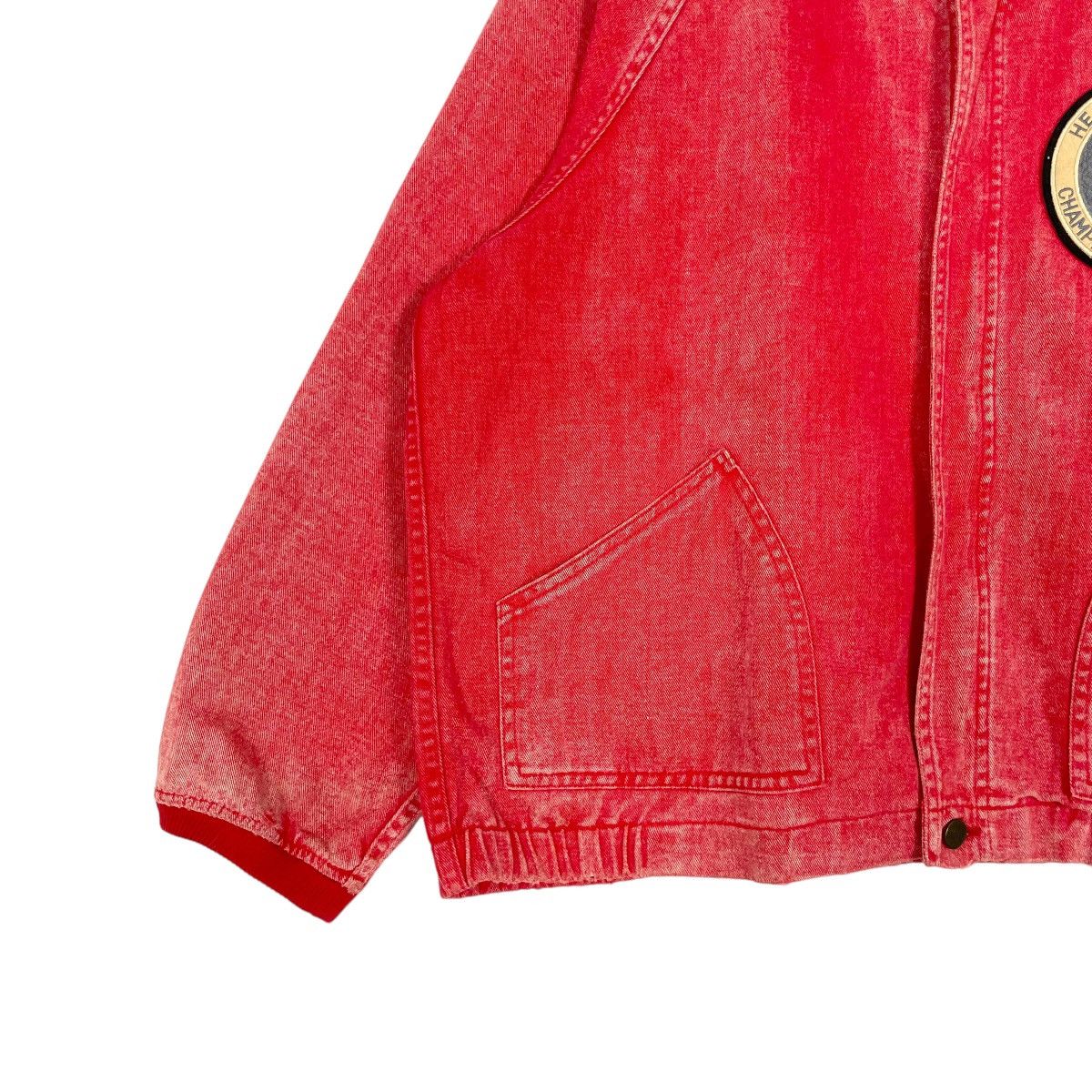 Vintage Healthy Sport Denim Jacket ChampionShip 1945 International Size US L / EU 52-54 / 3 - 4 Thumbnail