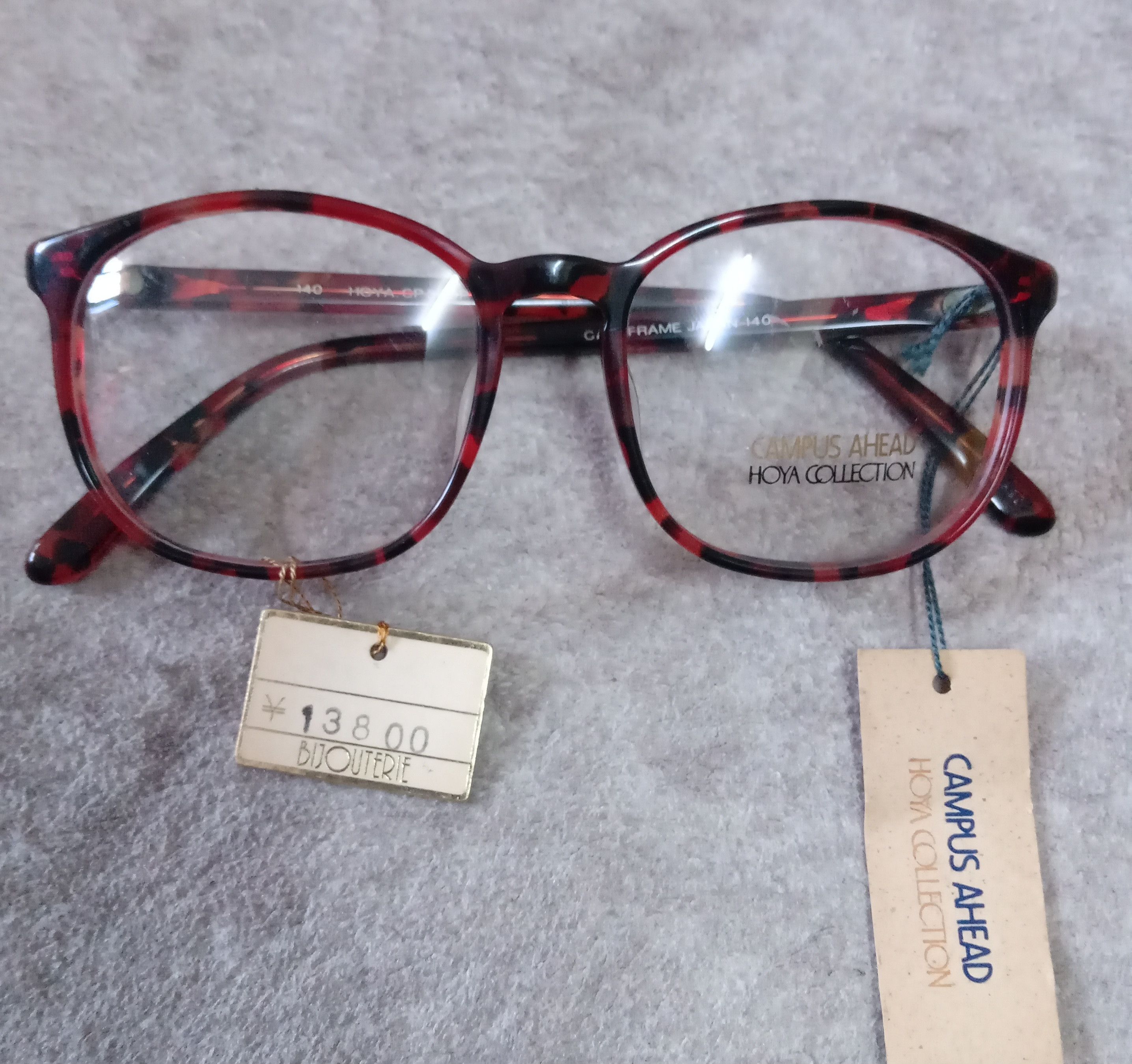 Vintage 80s/90s Hoya Japan Red/Black Tortoiseshell