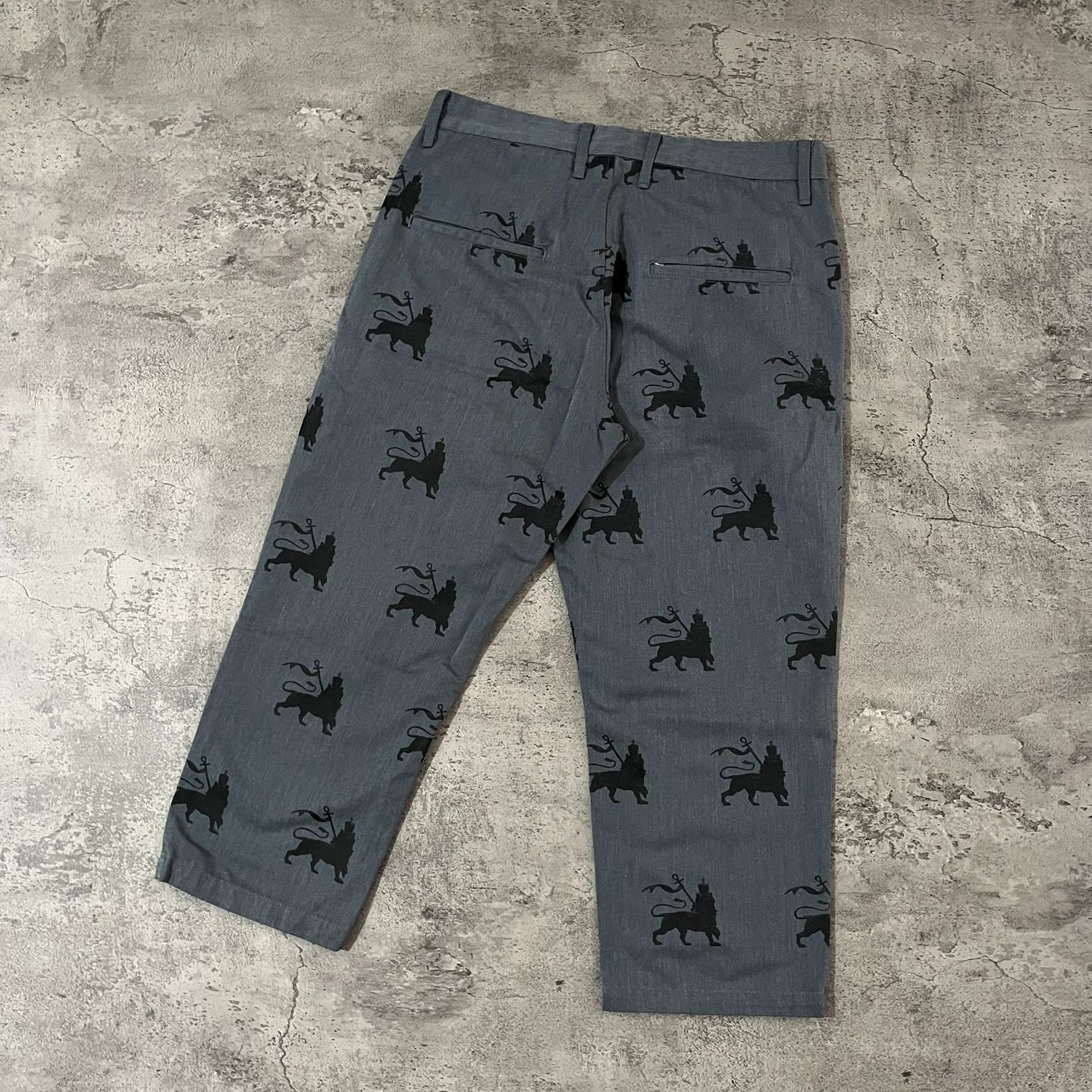 Designer × Sasquatchfabrix Sasquatchfabrix Rasta Lions Pant - Grey Size US 32 / EU 48 - 2 Thumbnail