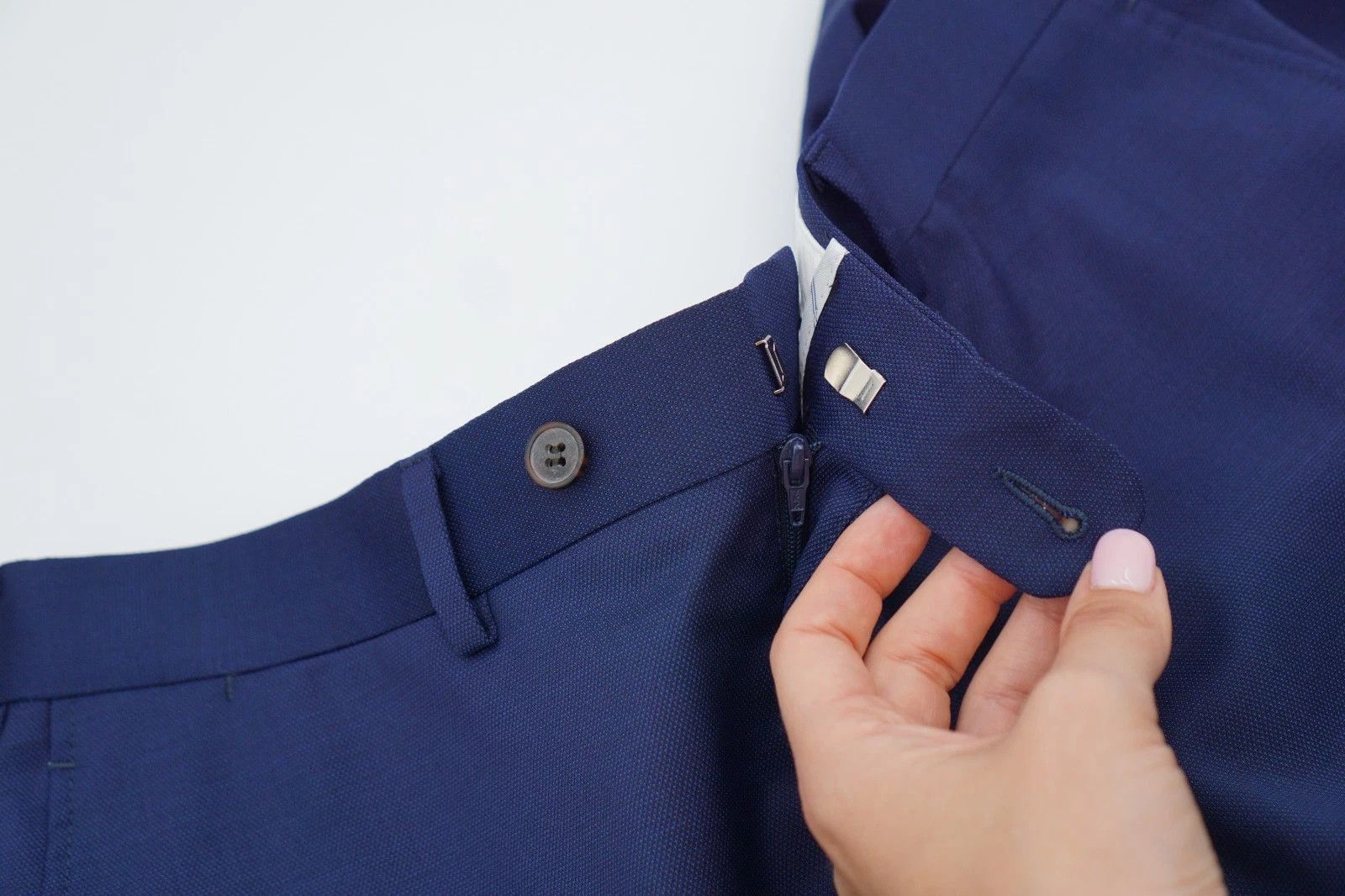 Suitsupply Men Suitsupply Pants Brescia Navy Blue Wool Size 25 UK/US40S Size 40S - 3 Thumbnail