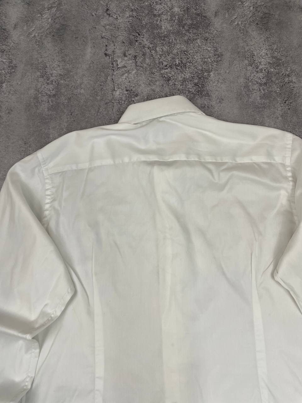 Eton Eton Men Cotton Shirt Slim Fit Long Sleeve White Size US XL / EU 56 / 4 - 8 Thumbnail