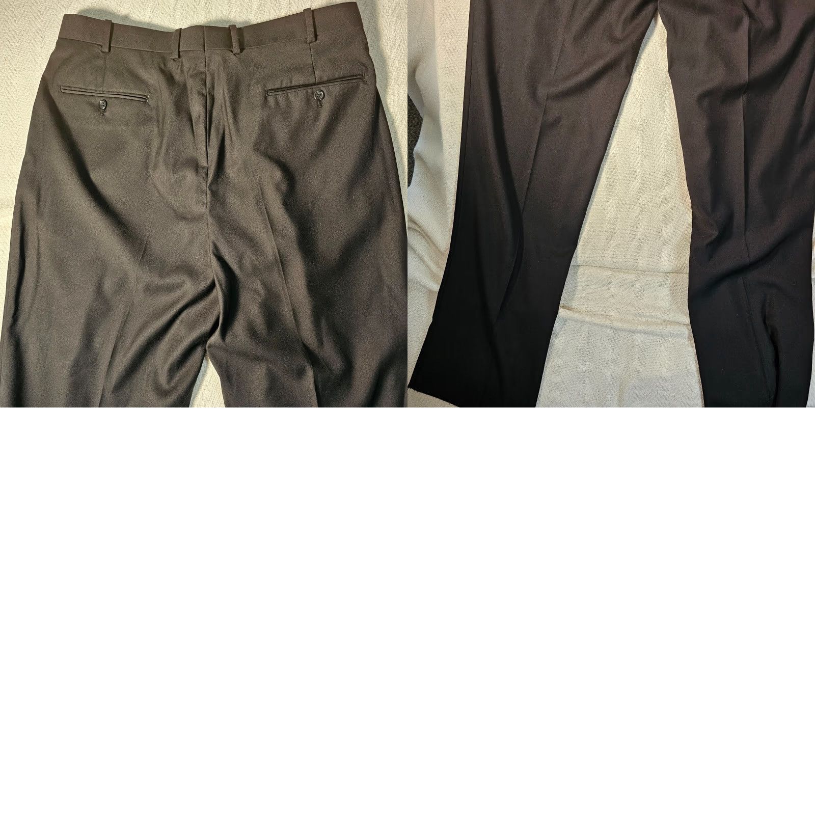 Vintage NWT Caravelli Dress Pants Men 44R 38W Black Classic High Rise Pleated Straight Size US 44 / EU 60 - 8 Thumbnail
