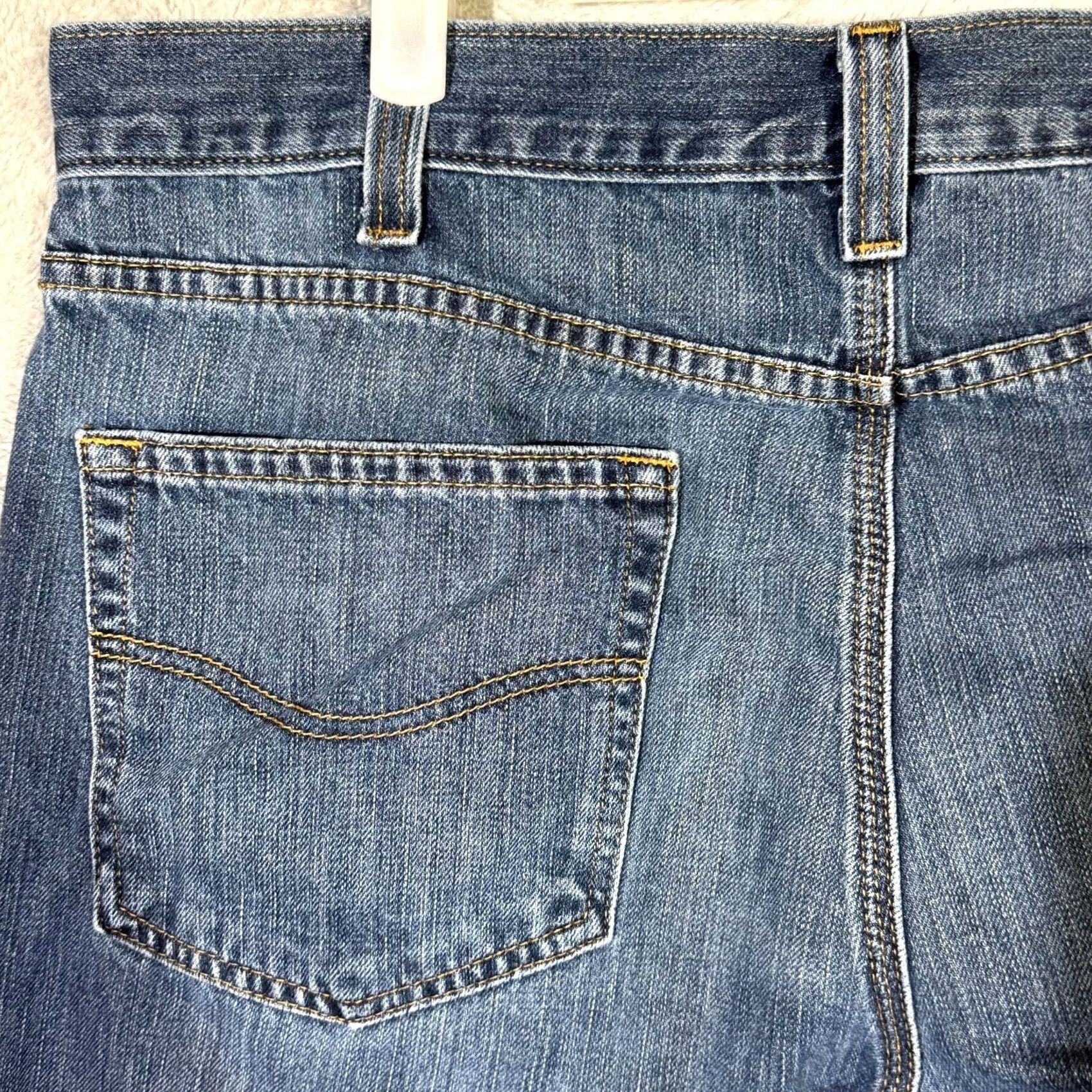 Carhartt Carhartt Men’s Jeans 38×32 Blue Denim Medium Wash Mid-Rise Straight Leg Size US 38 / EU 54 - 6 Thumbnail