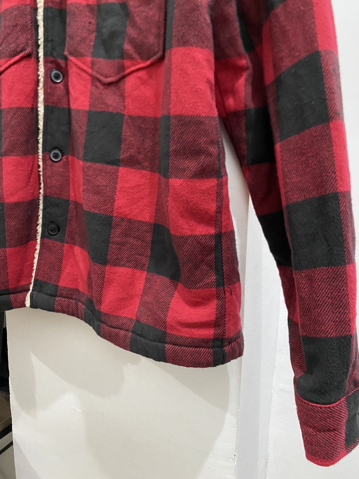 Allsaints ALL SAINTS CLAYPOOL CHECK SHERPA JACKET Size US M / EU 48-50 / 2 - 3 Thumbnail